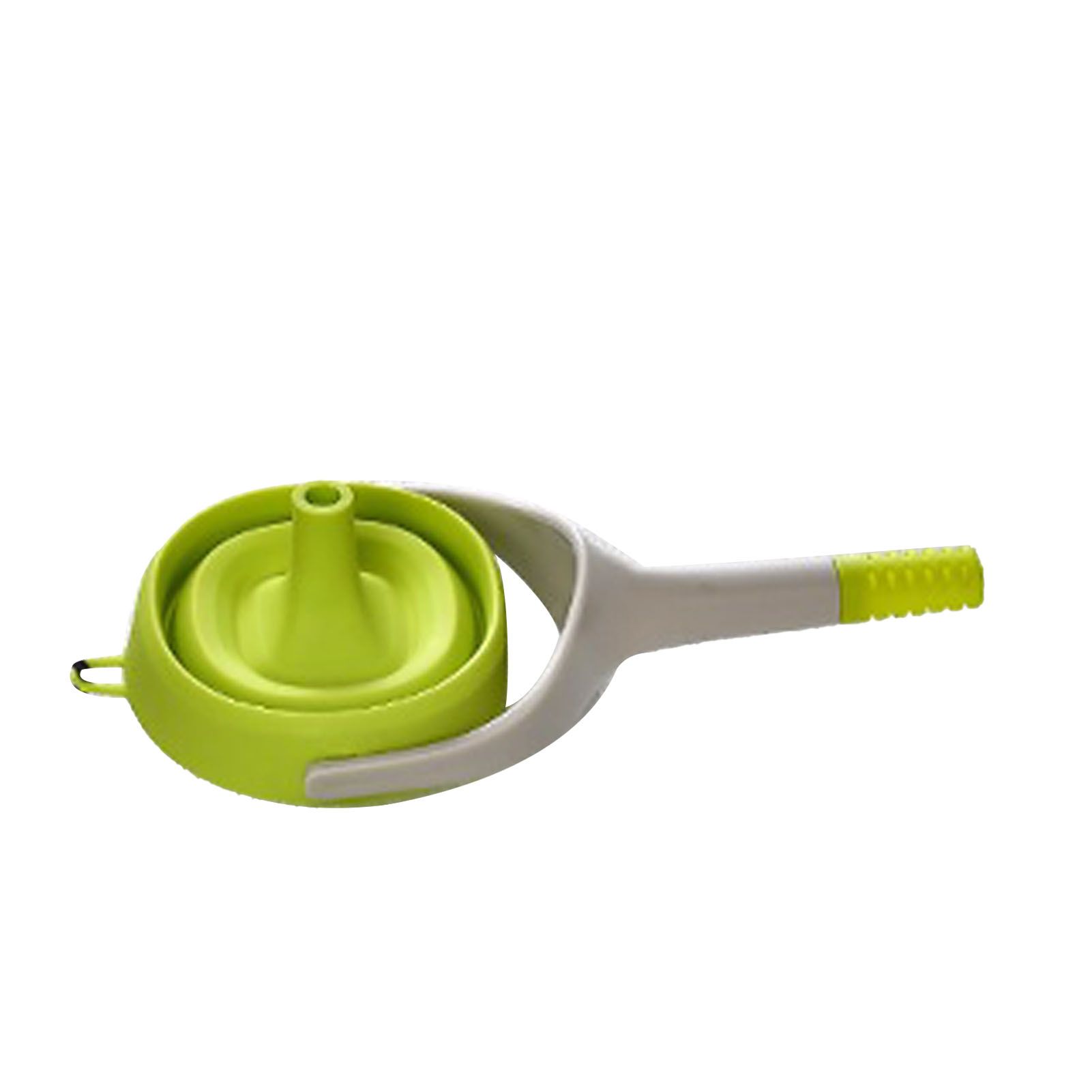 Kitchen Funnel Foldable Silicone Funnel Dispenser 4.1in Wide Mouth Handheld Funnel for Oil Wine - Image 4