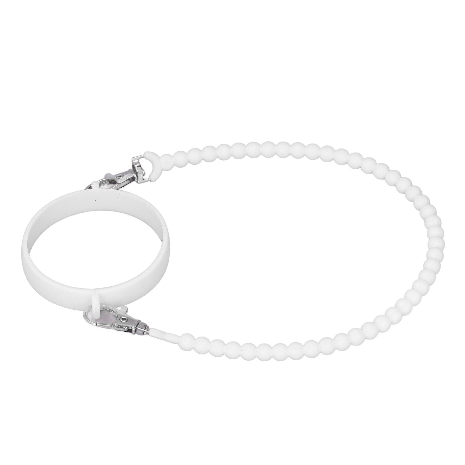 Water Bottle Handle Strap Portable Reliable Multifunctional 37cm Silicone Water Bottle Sling for Outdoor White - Image 6