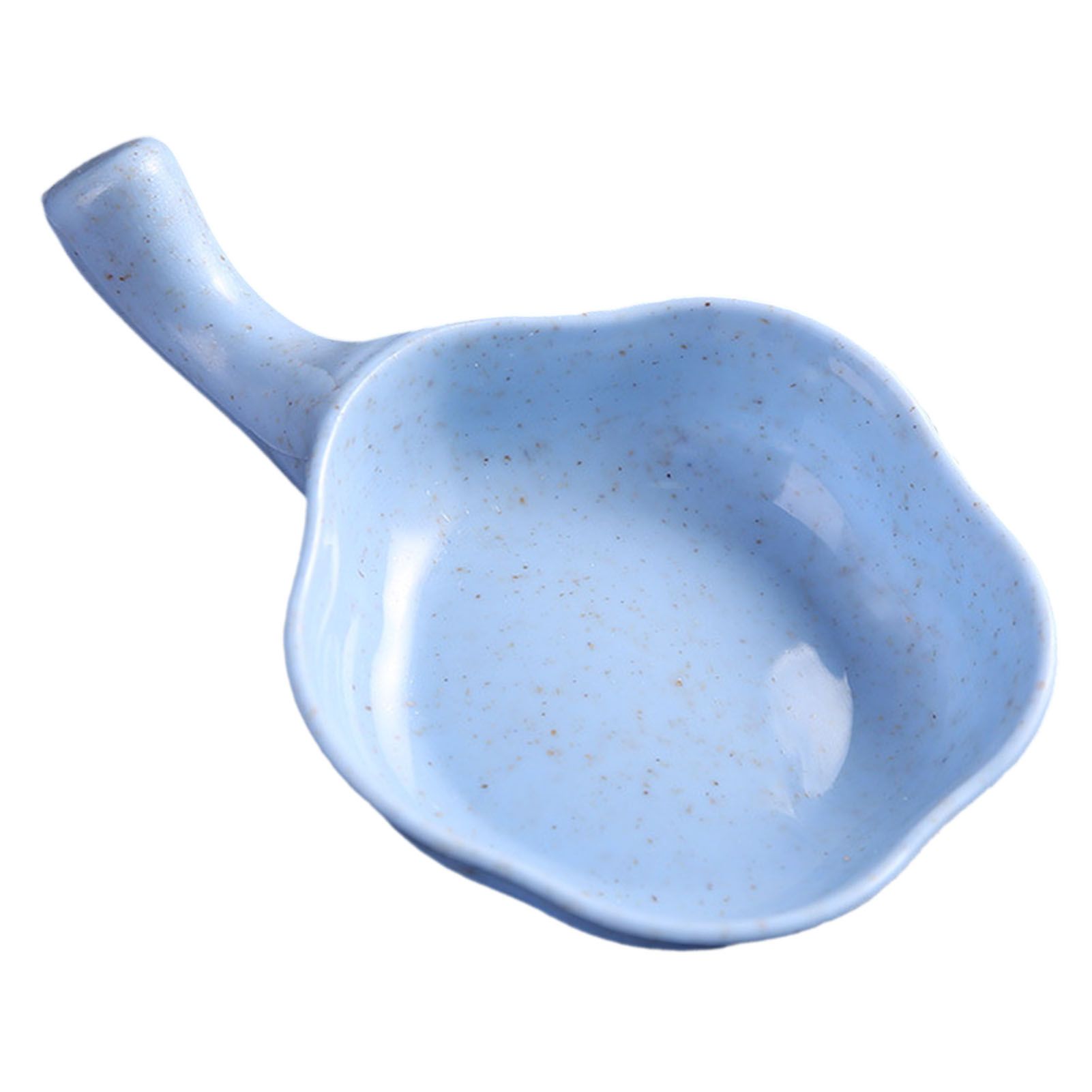 Small Dish Blue Multifunctional Safe Durable Reusable Small Dipping Sauce Bowls with Handle for Kitchen Restaurant - Image 2