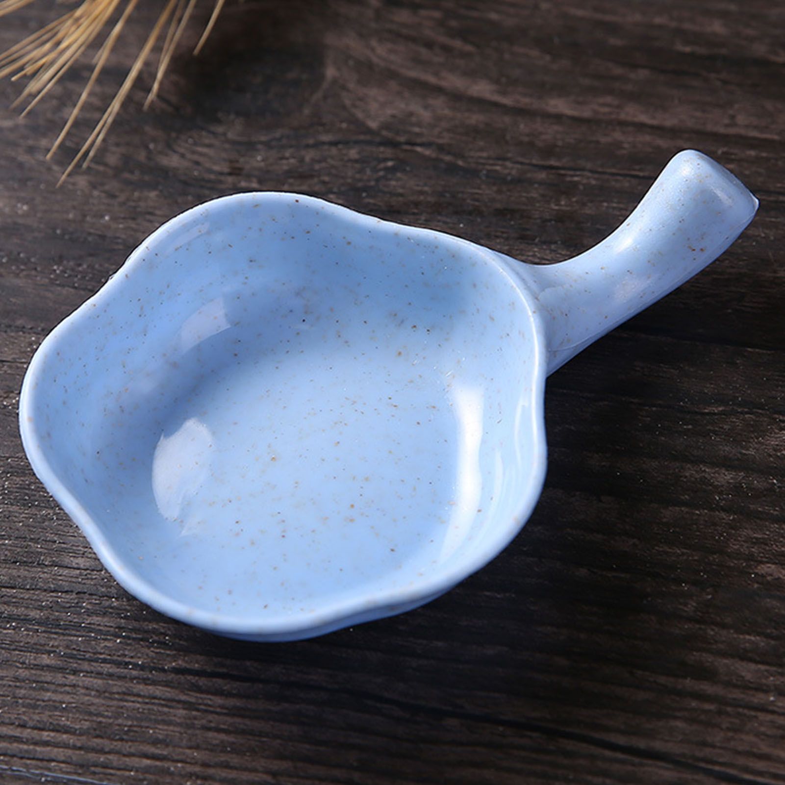 Small Dish Blue Multifunctional Safe Durable Reusable Small Dipping Sauce Bowls with Handle for Kitchen Restaurant - Image 8