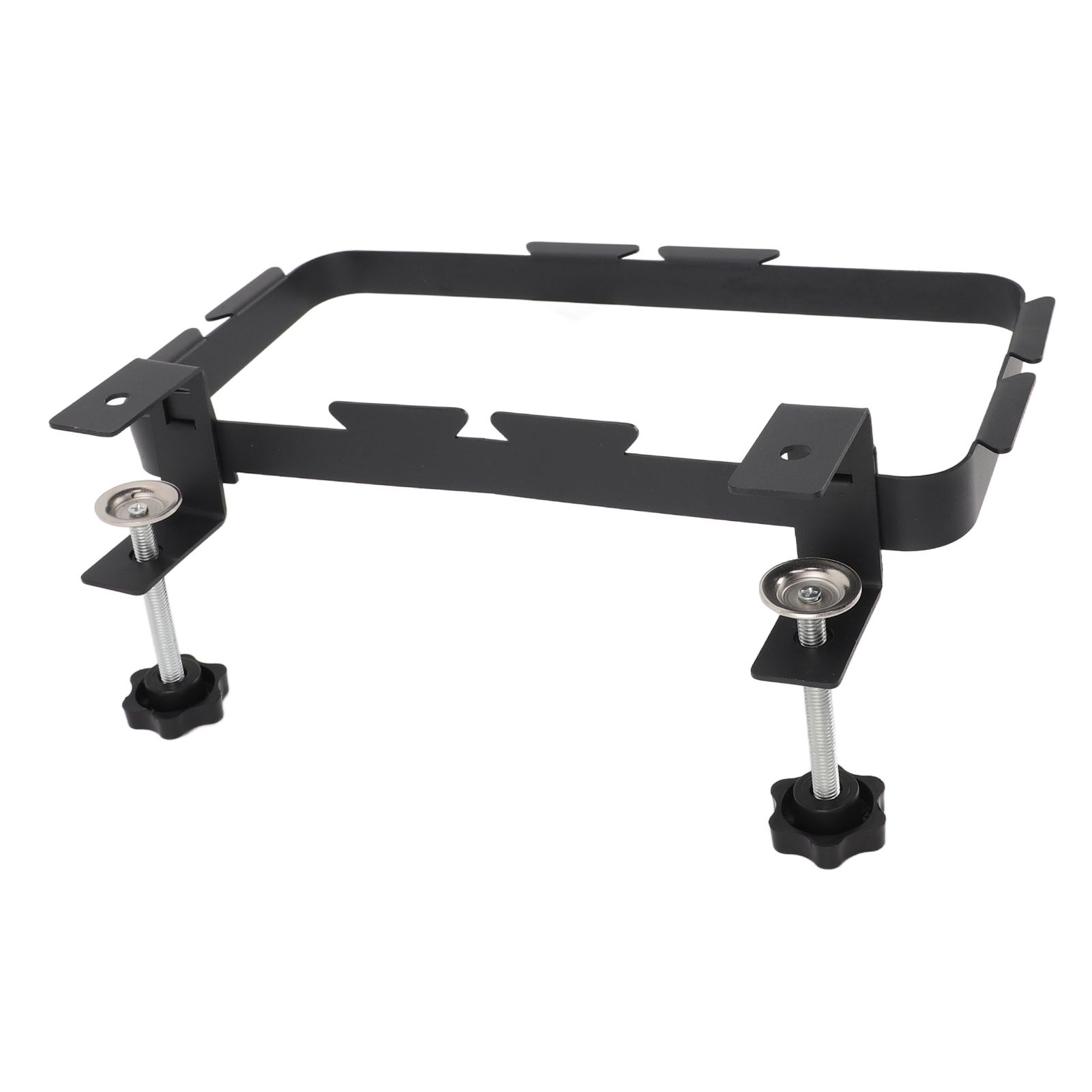 Trash Bag Holder Rack with Adjustable Clamp Hanging Stand Carbon Steel Portable Heavy Load Garbage Hook for Cabinet Camp - Image 3