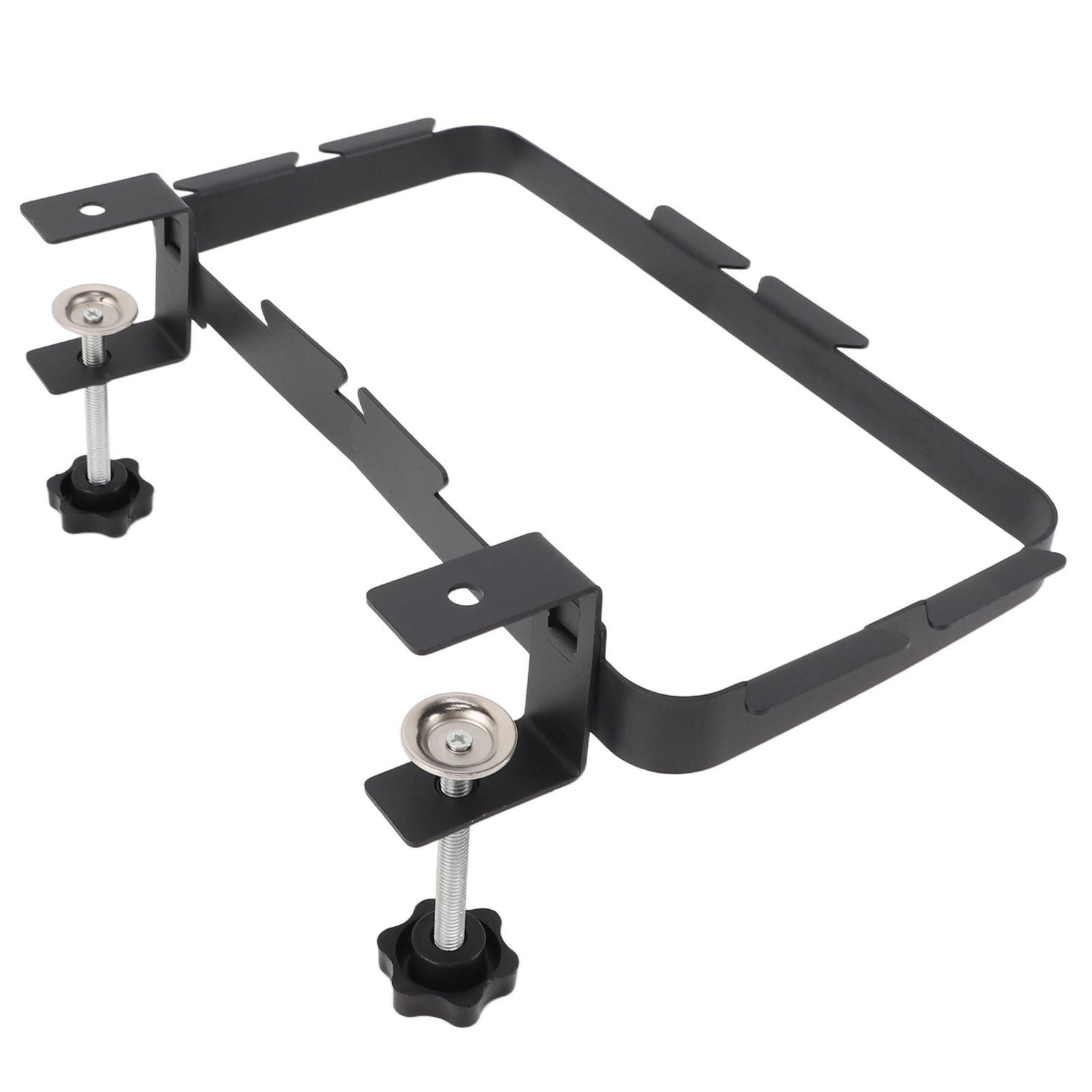 Trash Bag Holder Rack with Adjustable Clamp Hanging Stand Carbon Steel Portable Heavy Load Garbage Hook for Cabinet Camp - Image 4