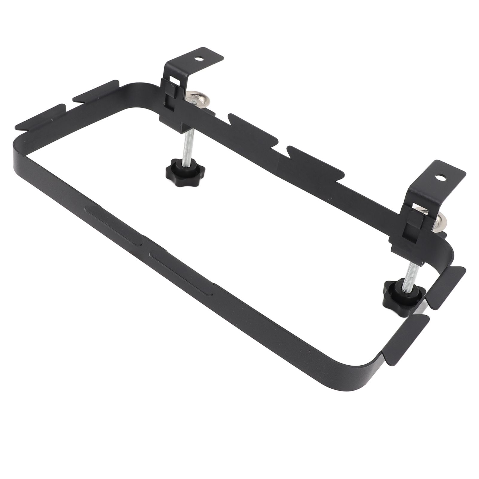 Trash Bag Holder Rack with Adjustable Clamp Hanging Stand Carbon Steel Portable Heavy Load Garbage Hook for Cabinet Camp - Image 5