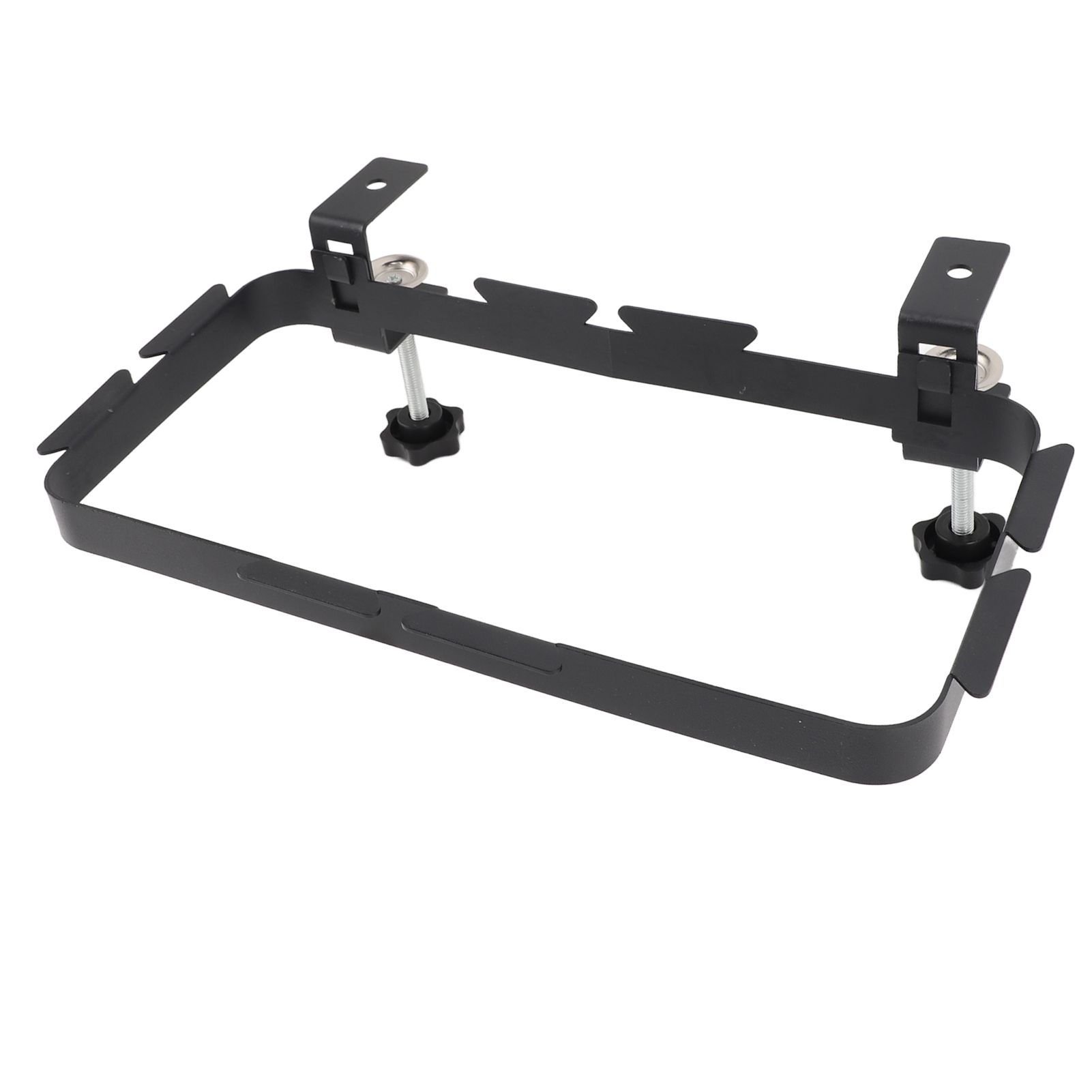Trash Bag Holder Rack with Adjustable Clamp Hanging Stand Carbon Steel Portable Heavy Load Garbage Hook for Cabinet Camp - Image 7