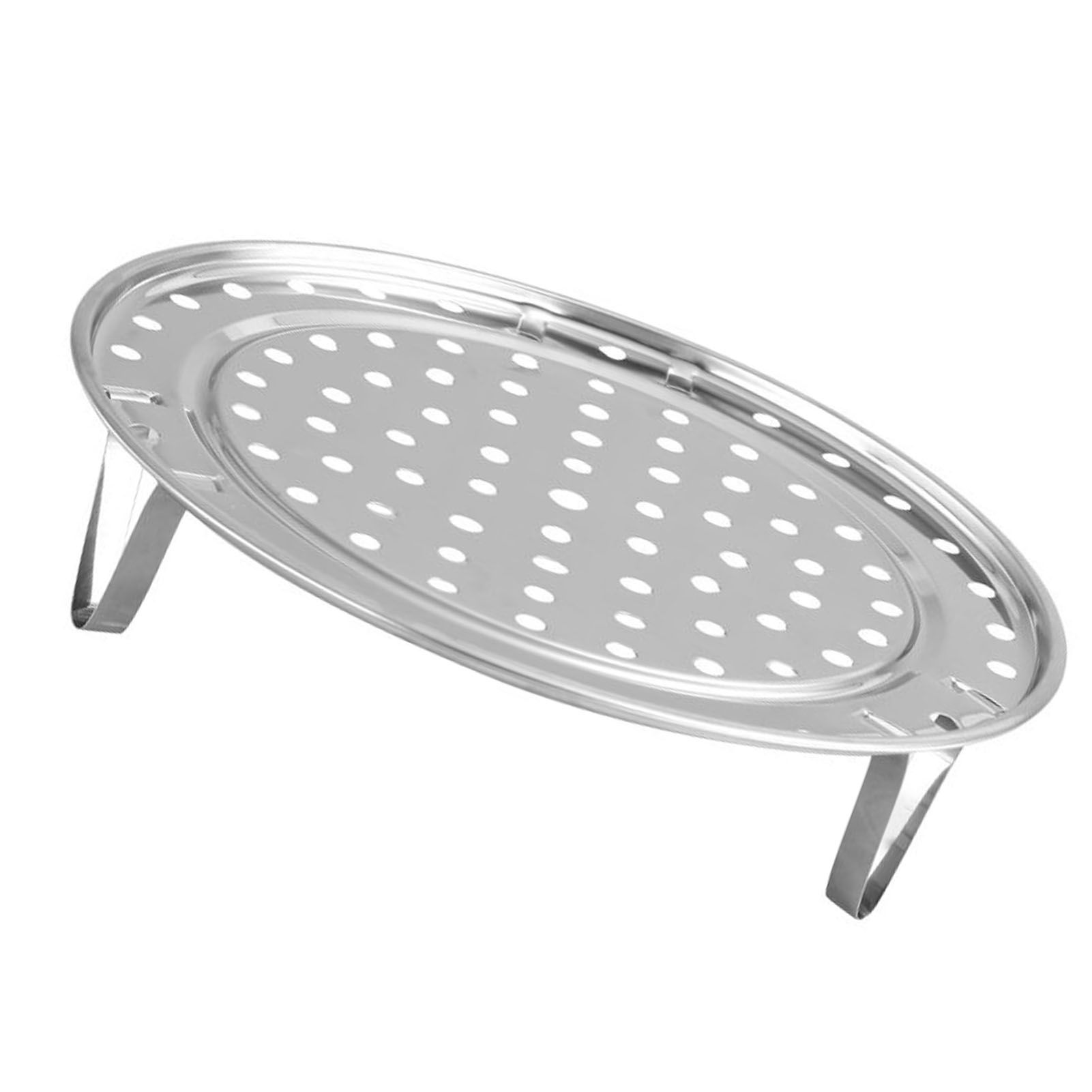 Steaming Rack with Removable Leg Stainless Steel Steam Tray Stand Cooking Bread Rack Kitchen Tool 22cm - Image 3