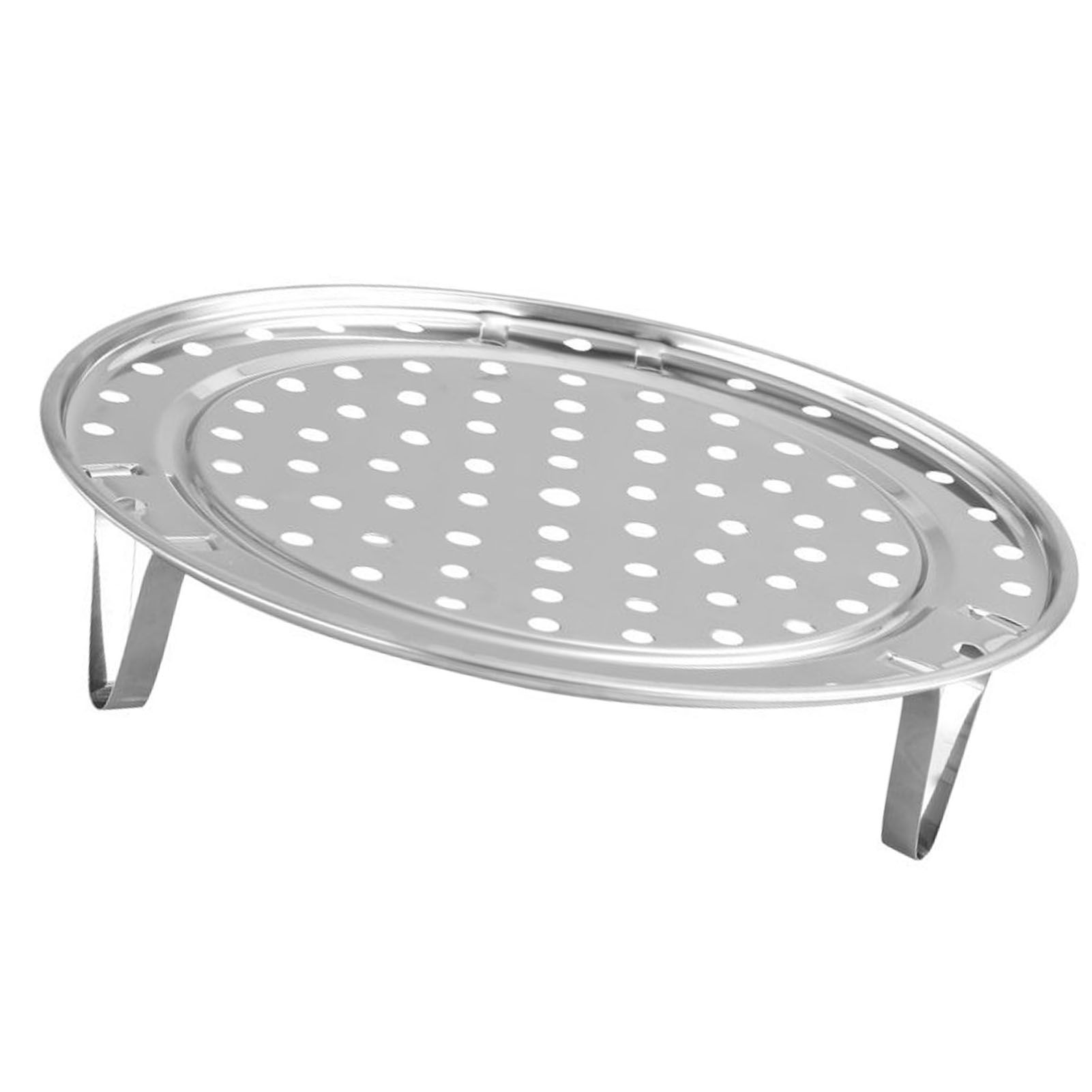 Steaming Rack with Removable Leg Stainless Steel Steam Tray Stand Cooking Bread Rack Kitchen Tool 22cm - Image 4