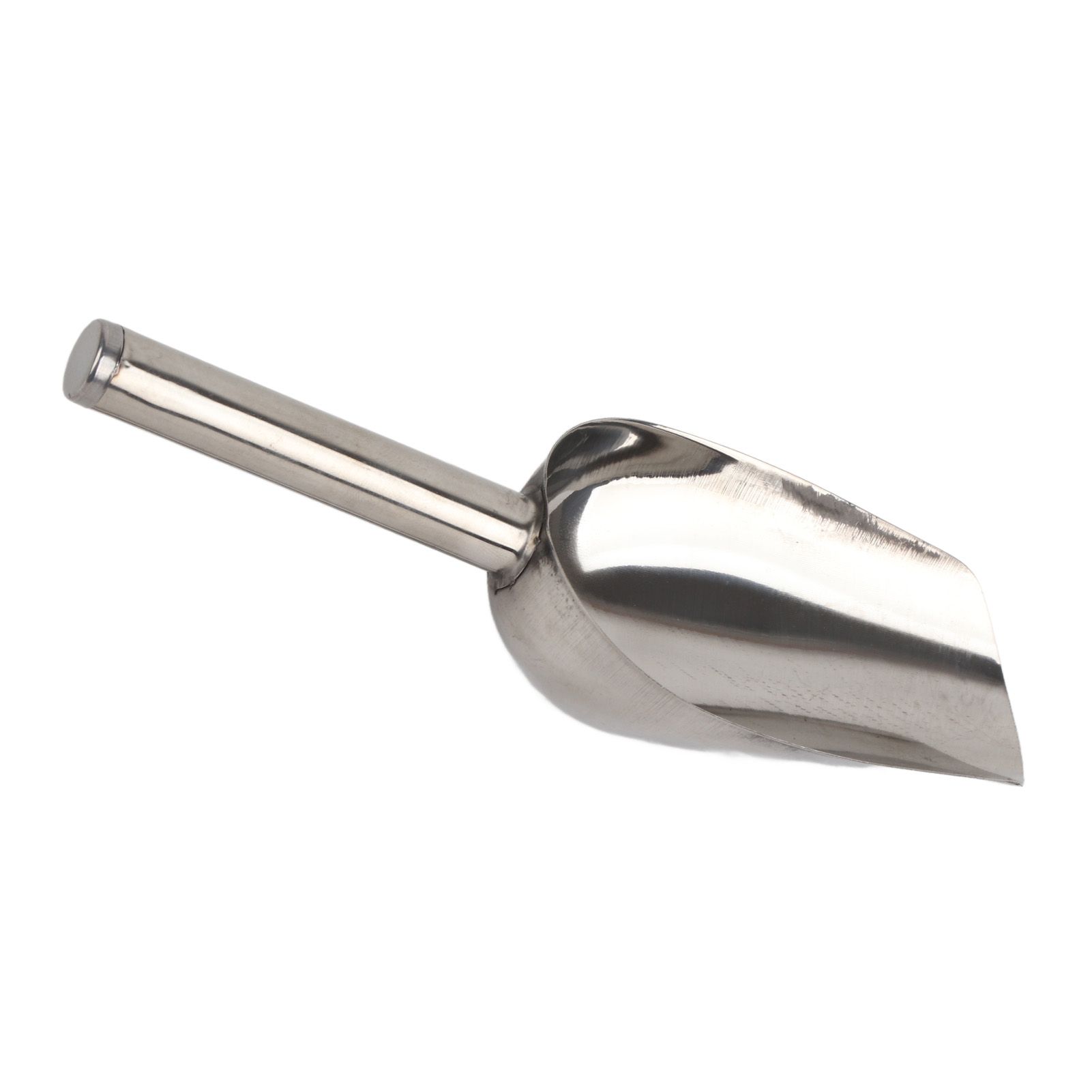 Stainless Steel Ice Scoop Multipurpose Thickened Rustproof Dishwasher Safe Metal Ice Scoop for Ice Cube Candy Flour Sugar S - Image 1