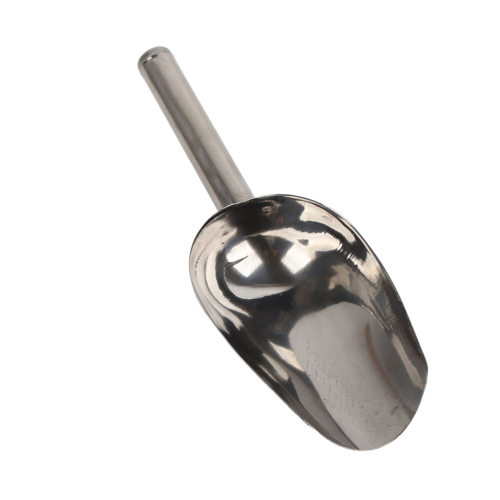 Stainless Steel Ice Scoop Multipurpose Thickened Rustproof Dishwasher Safe Metal Ice Scoop for Ice Cube Candy Flour Sugar L - Image 3