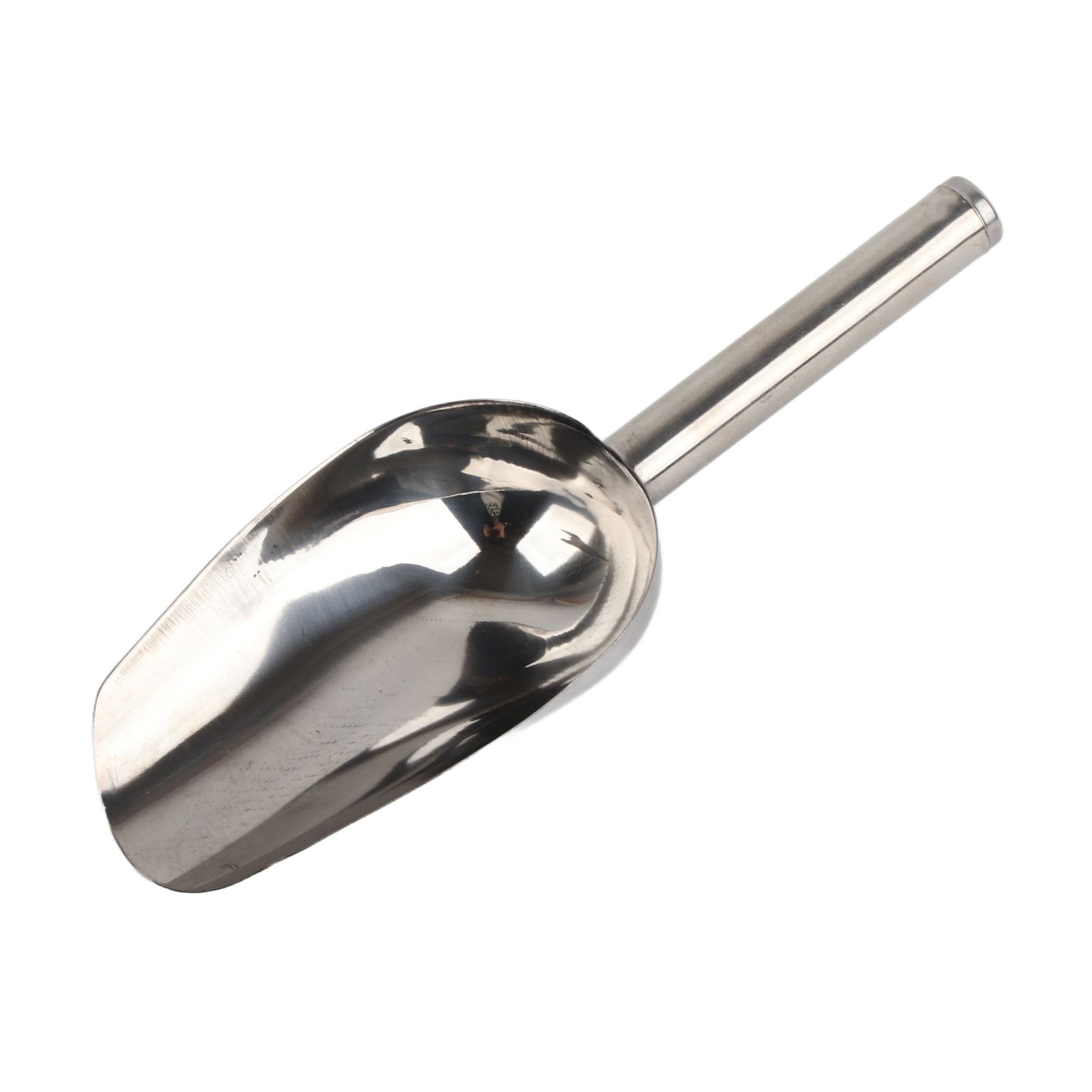 Stainless Steel Ice Scoop Multipurpose Thickened Rustproof Dishwasher Safe Metal Ice Scoop for Ice Cube Candy Flour Sugar L - Image 4