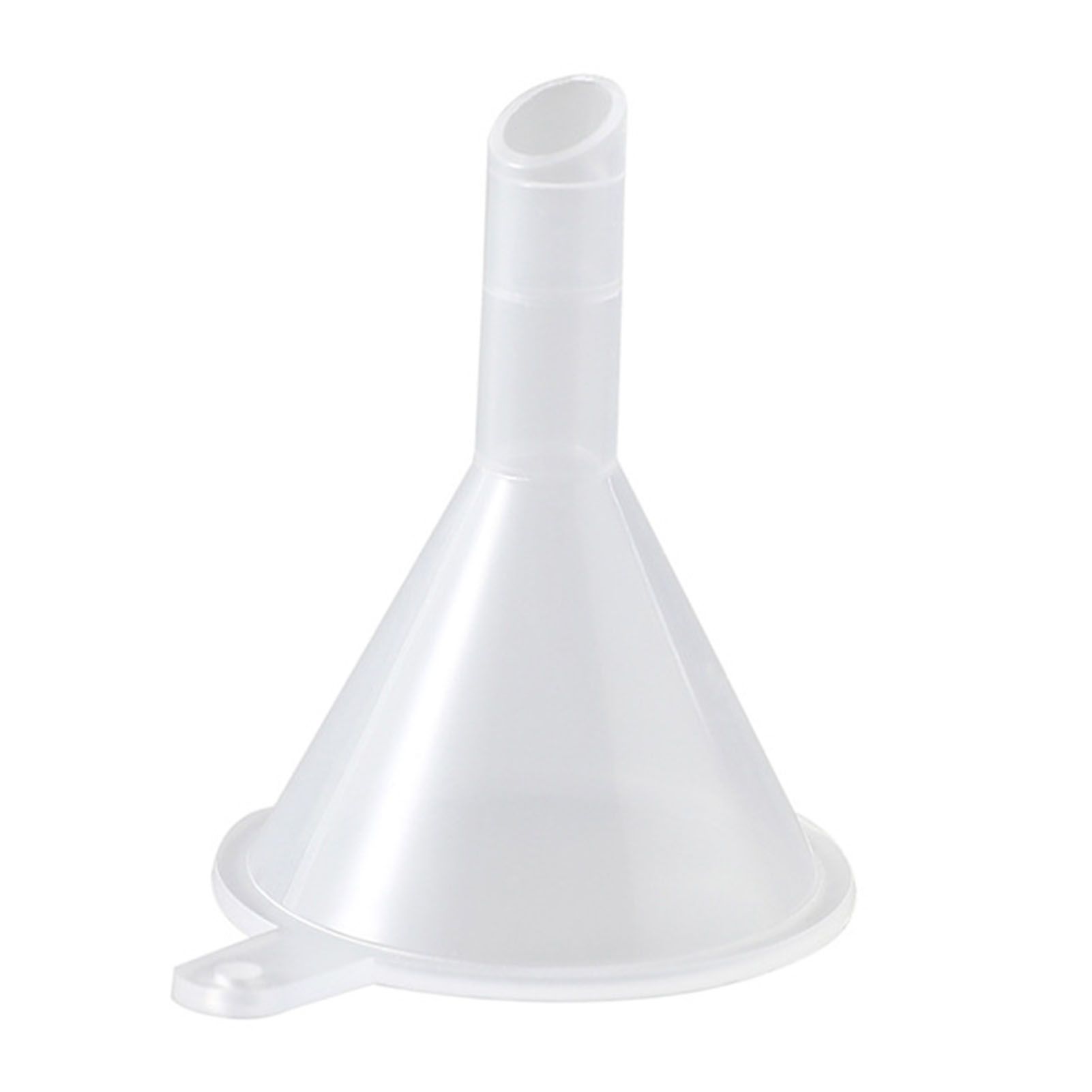 Mini Funnel Clear Wide Mouth Plastic Multi Purpose Dishwasher Safe Small Funnel for Lab Bottle Perfume Spice Powder - Image 1