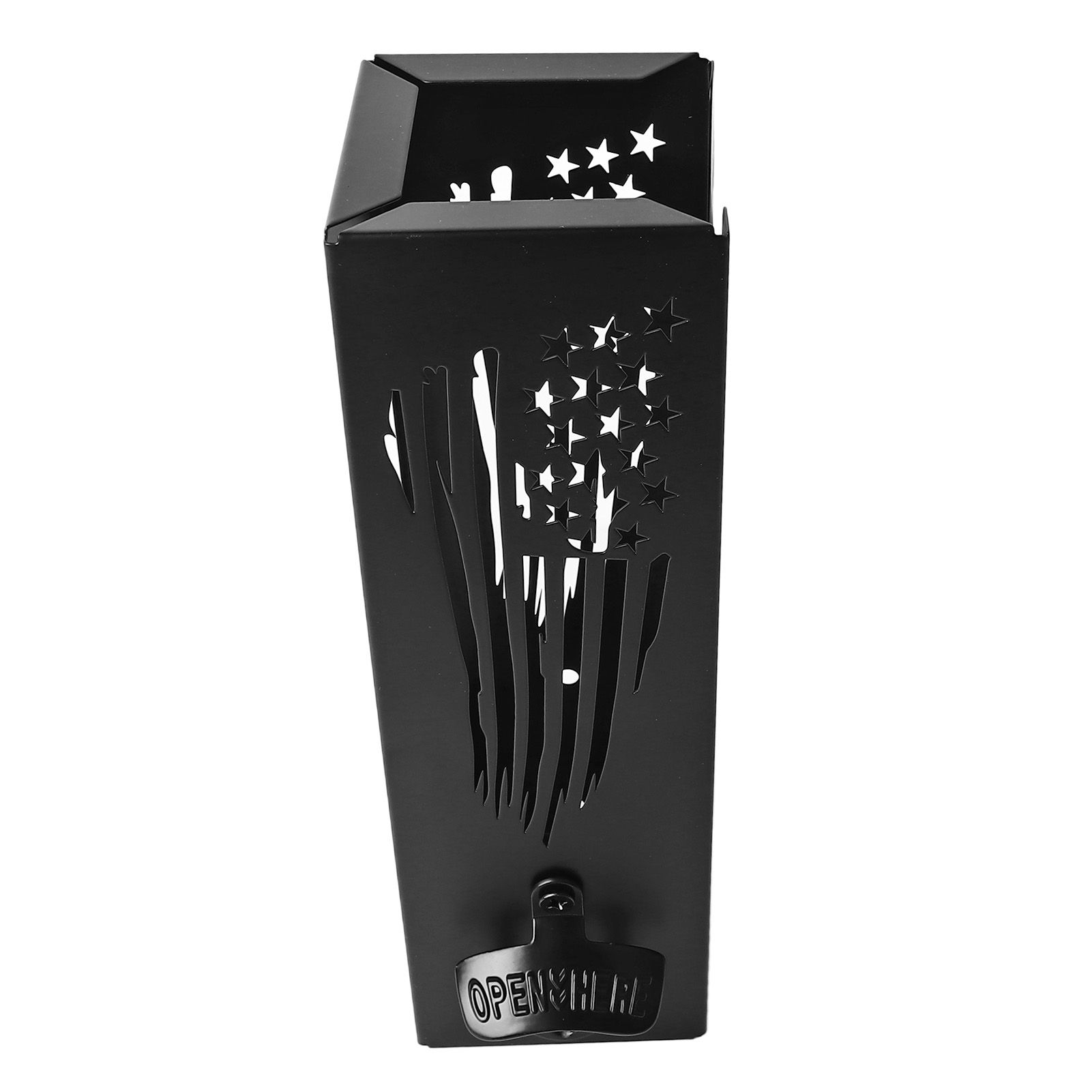 Can Cooler Holder with Bottle Opener Wall Mounted Can Cooler Holders 2 in 1 Metal Can Cooler Dispenser A - Image 4