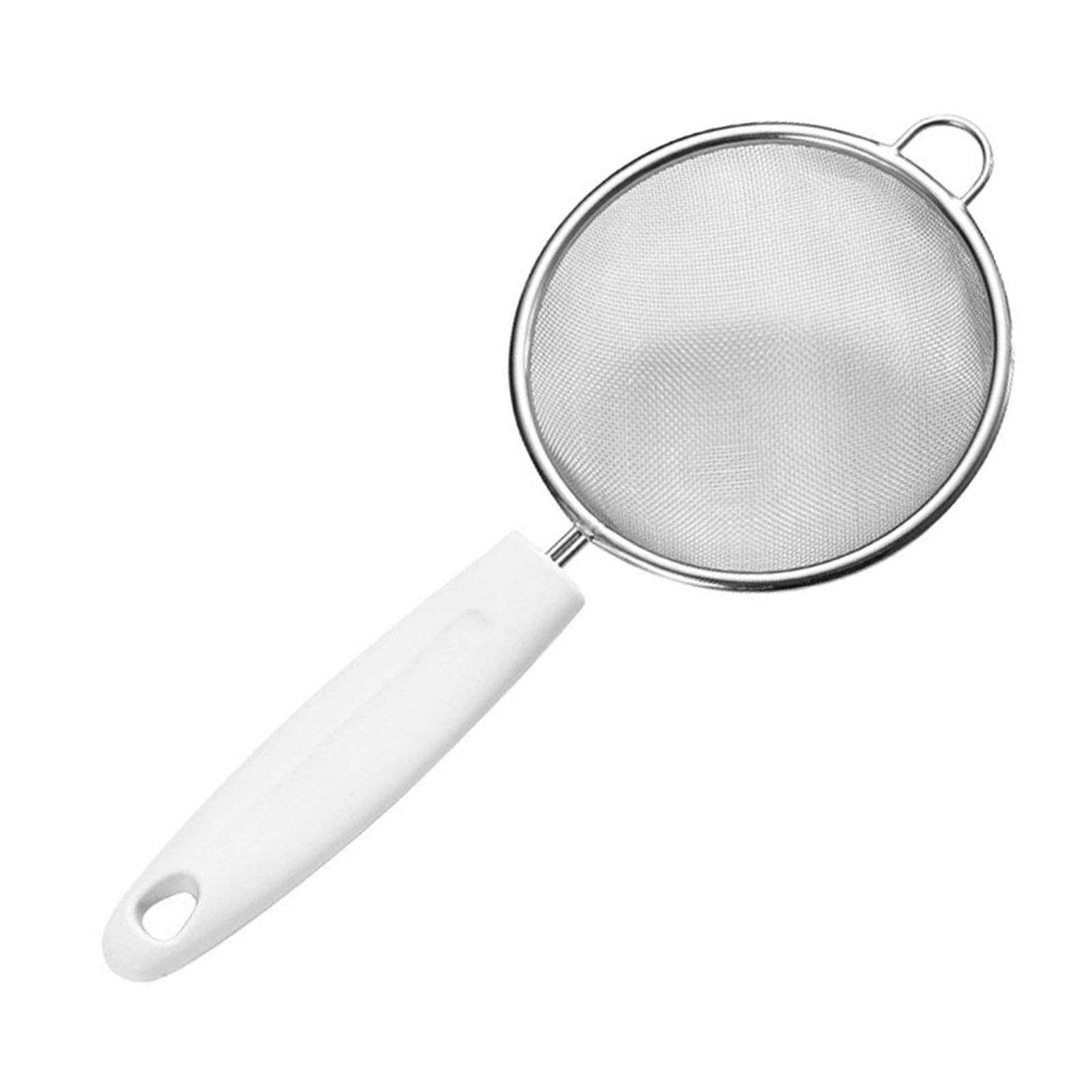 Fine Mesh Skimmer Spoon Stainless Steel Fine Mesh Food Strainer Kitchen Frying Tool for Oil Filter Skimming Grease Foam Small - Image 4
