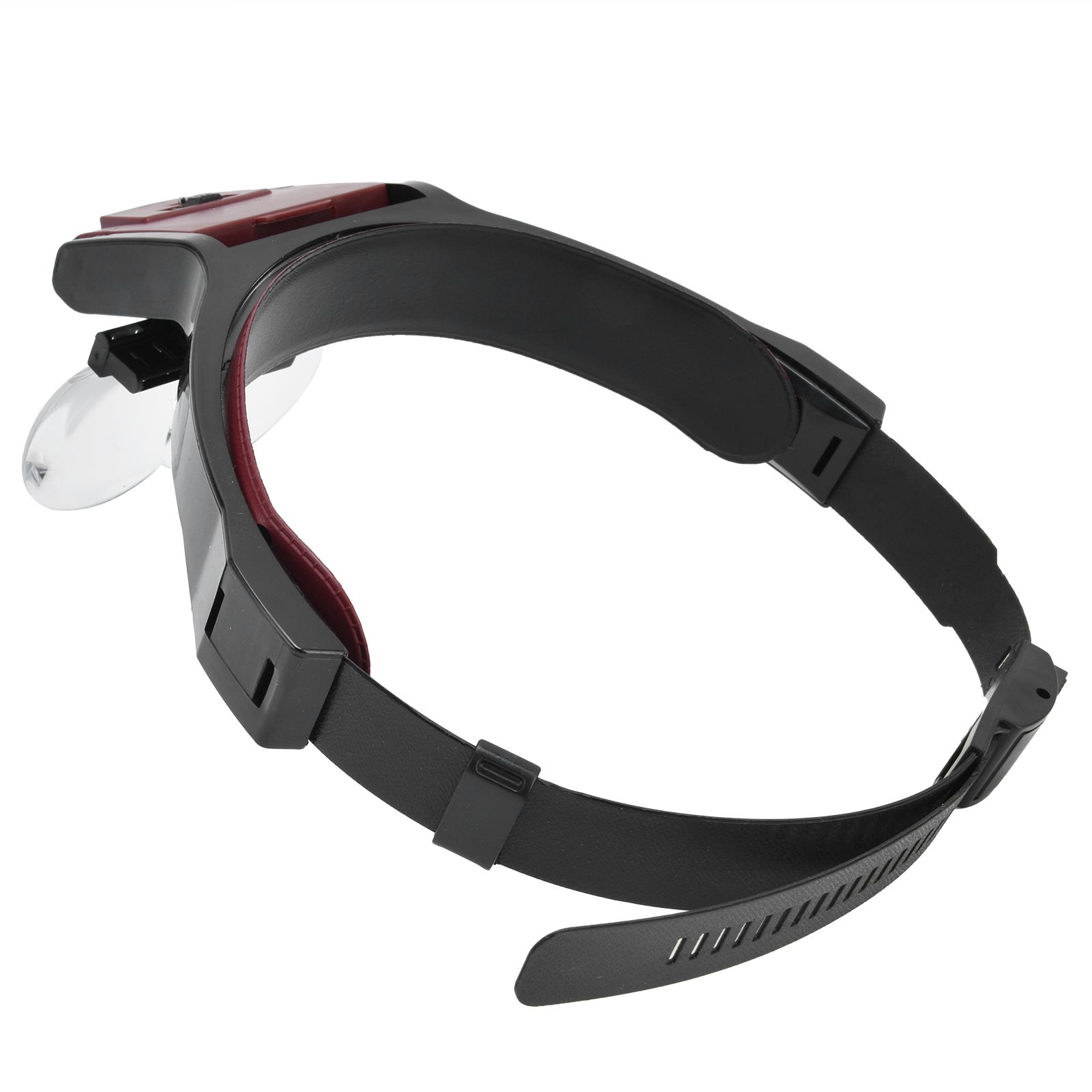 LED Head-mounted Jewelry Magnifying Glass Four Groups of Lenses Head-mounted Magnifier for Reading Painting Repairing Appreciating Jewelry - Image 5