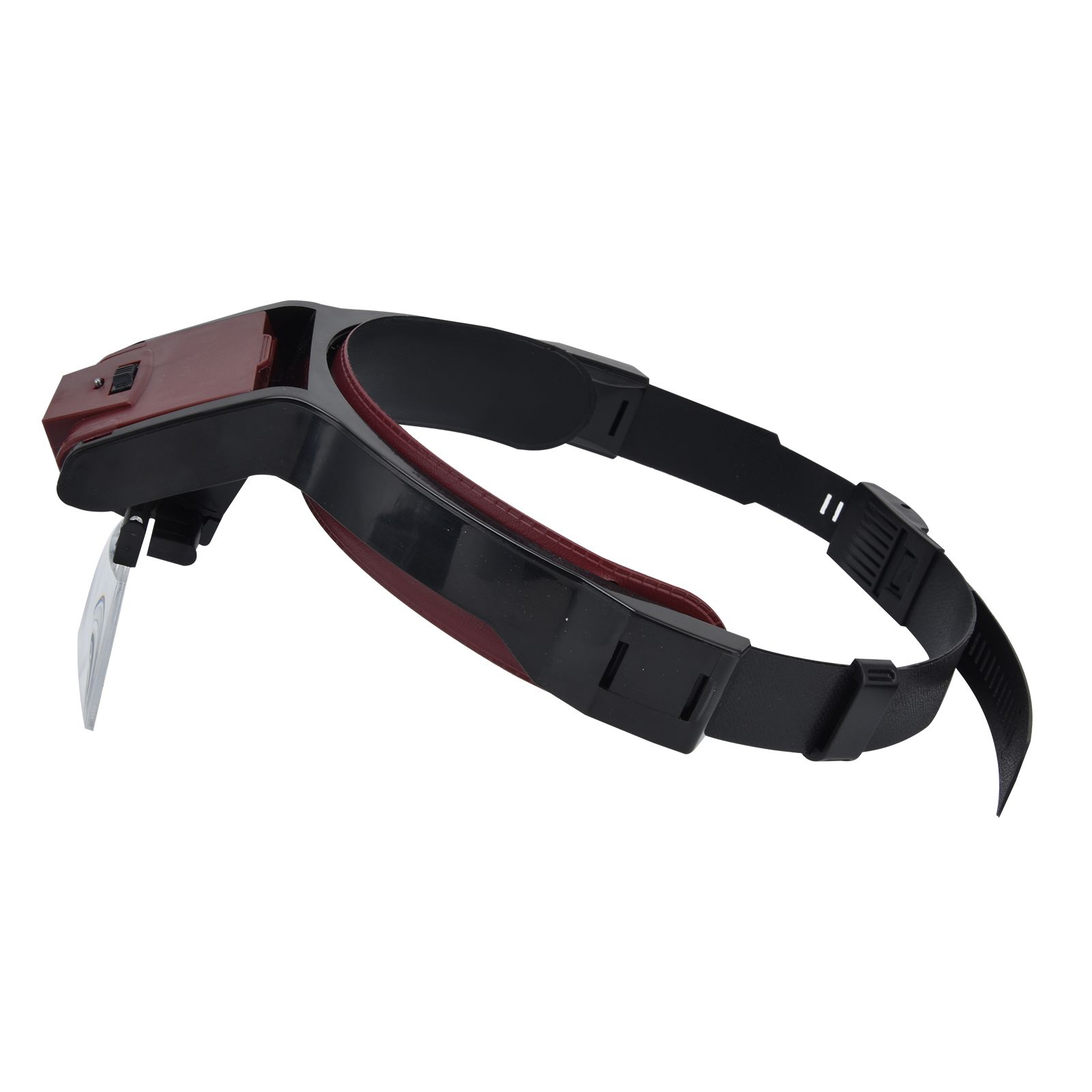LED Head-mounted Jewelry Magnifying Glass Four Groups of Lenses Head-mounted Magnifier for Reading Painting Repairing Appreciating Jewelry - Image 6