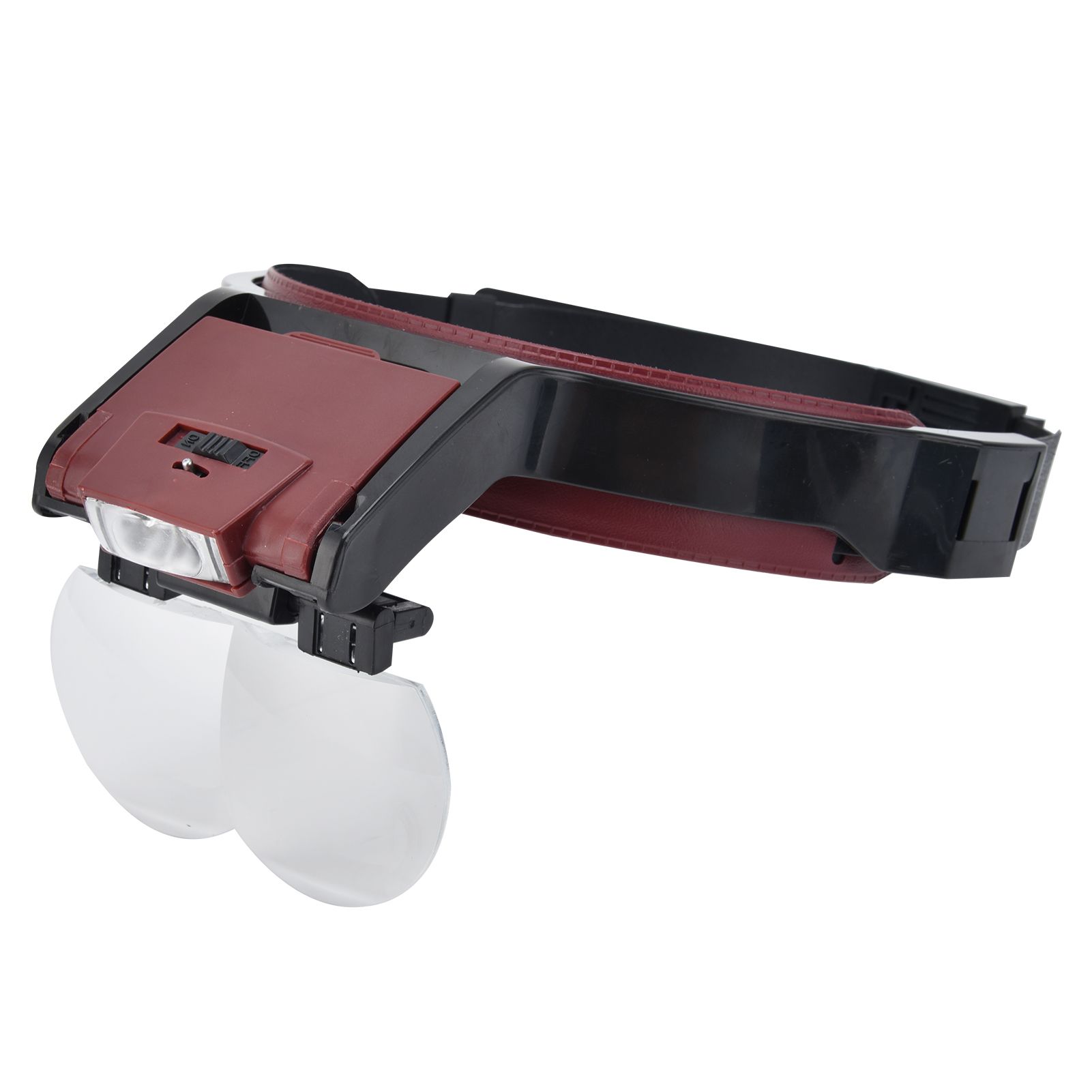 LED Head-mounted Jewelry Magnifying Glass Four Groups of Lenses Head-mounted Magnifier for Reading Painting Repairing Appreciating Jewelry - Image 7