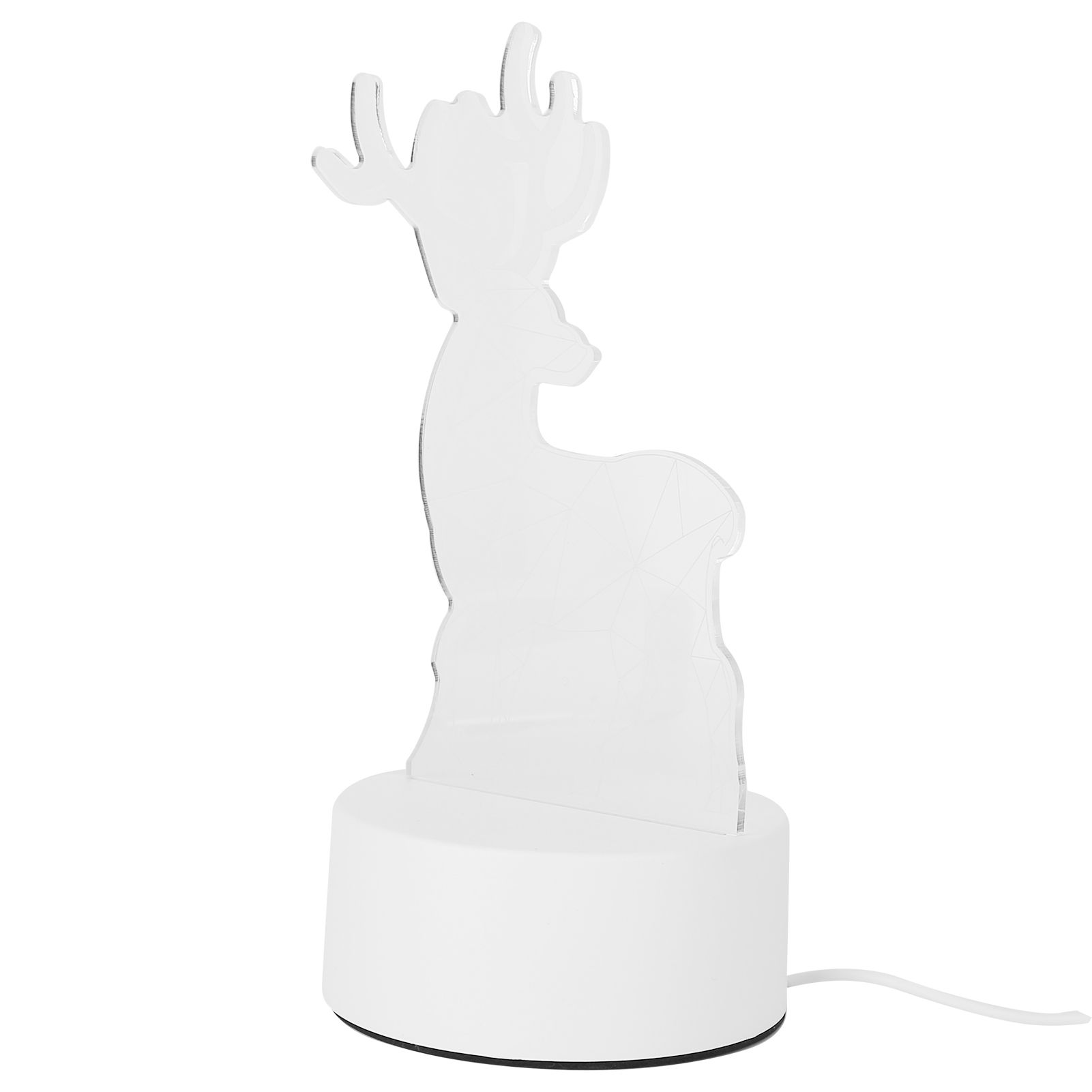 Night Lamp Three Dimensional Deer Table LED USB Night Light Bedroom Bedside Lamp for Halloween Christmas Children's Gifts - Image 3