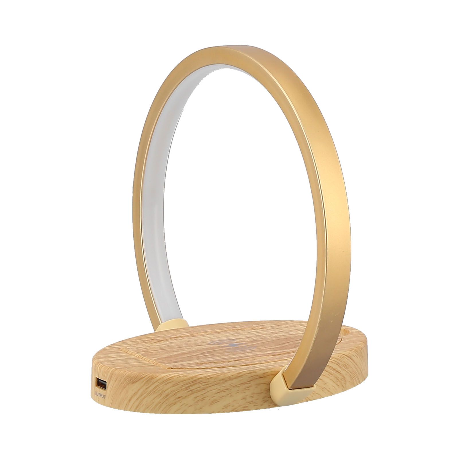 LED Wireless Charger Lamp with 3 Lighting Mode Eye‑Caring Reading Light for Bedroom HomeOval Style - Image 8