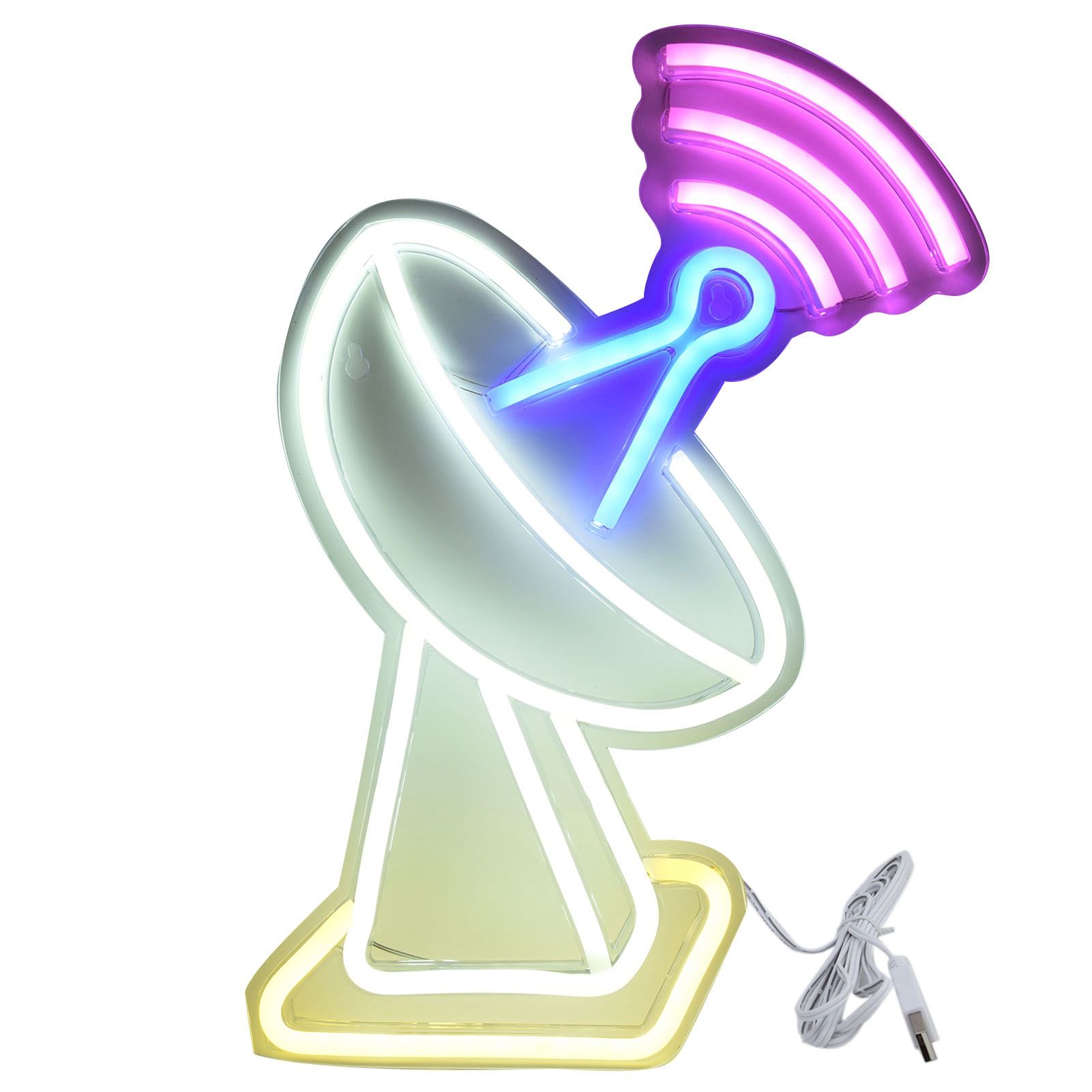 Neon Lights AS PVC Signal Tower Shaped USB Power Supply Low Energy Consumption Led Neon Sign - Image 1