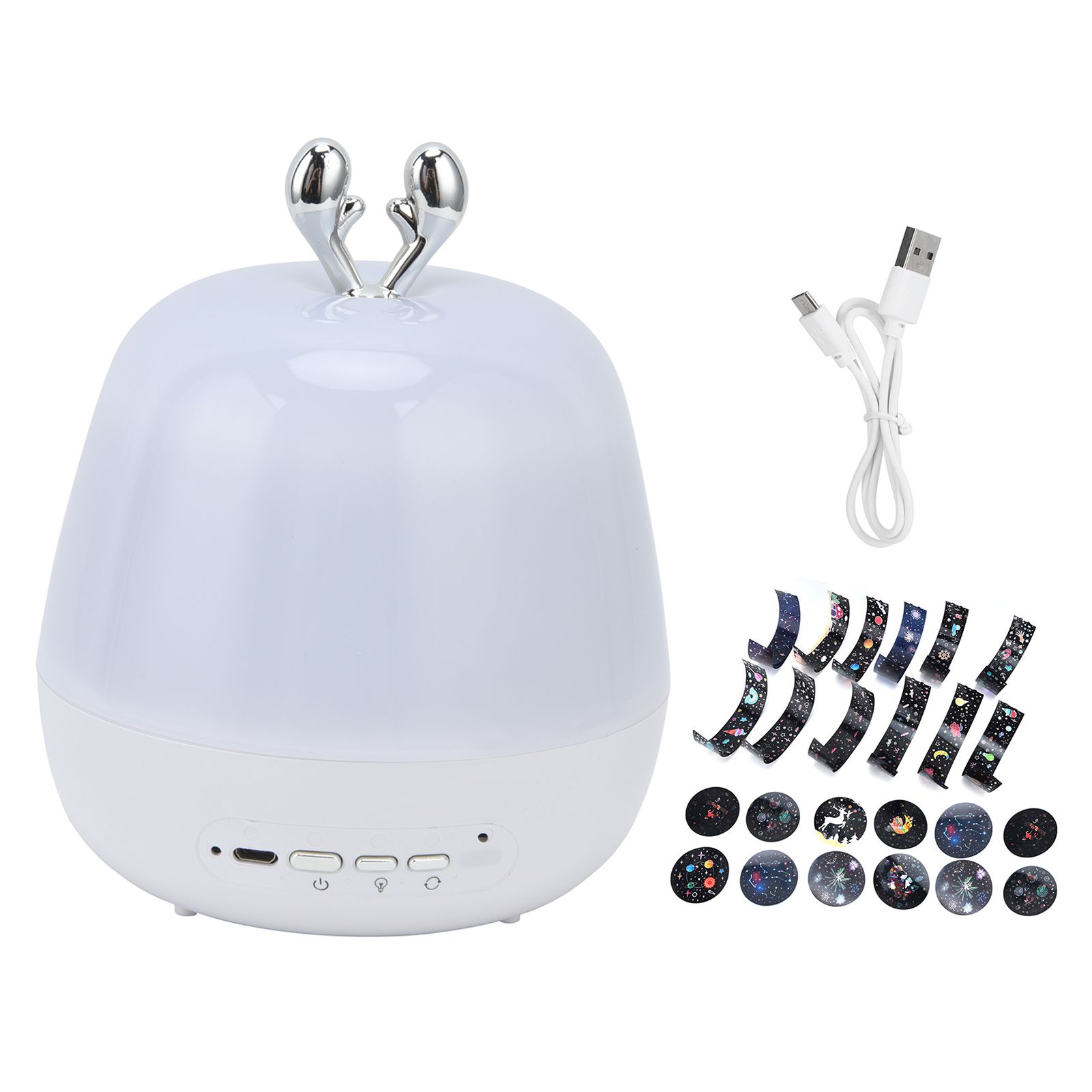 LED Light Projector Gift 3‑Color 360° Rotatable Star Light with Film for Children for Home Party - Image 1