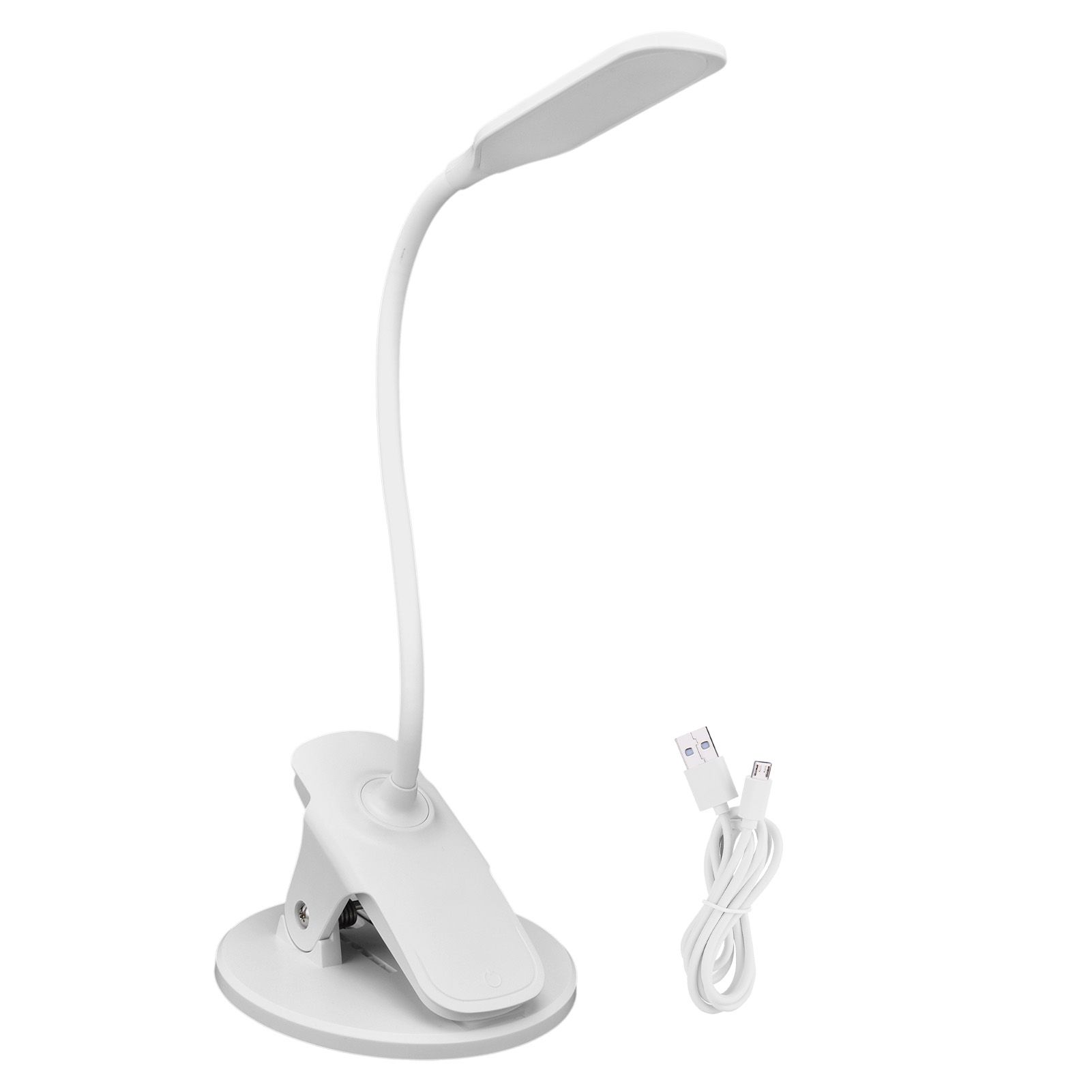 Intelligent Eye Caring Desk Lamp Folding Night Reading Lamp USB Powered Clip Desk Lamp Dorm Light - Image 1