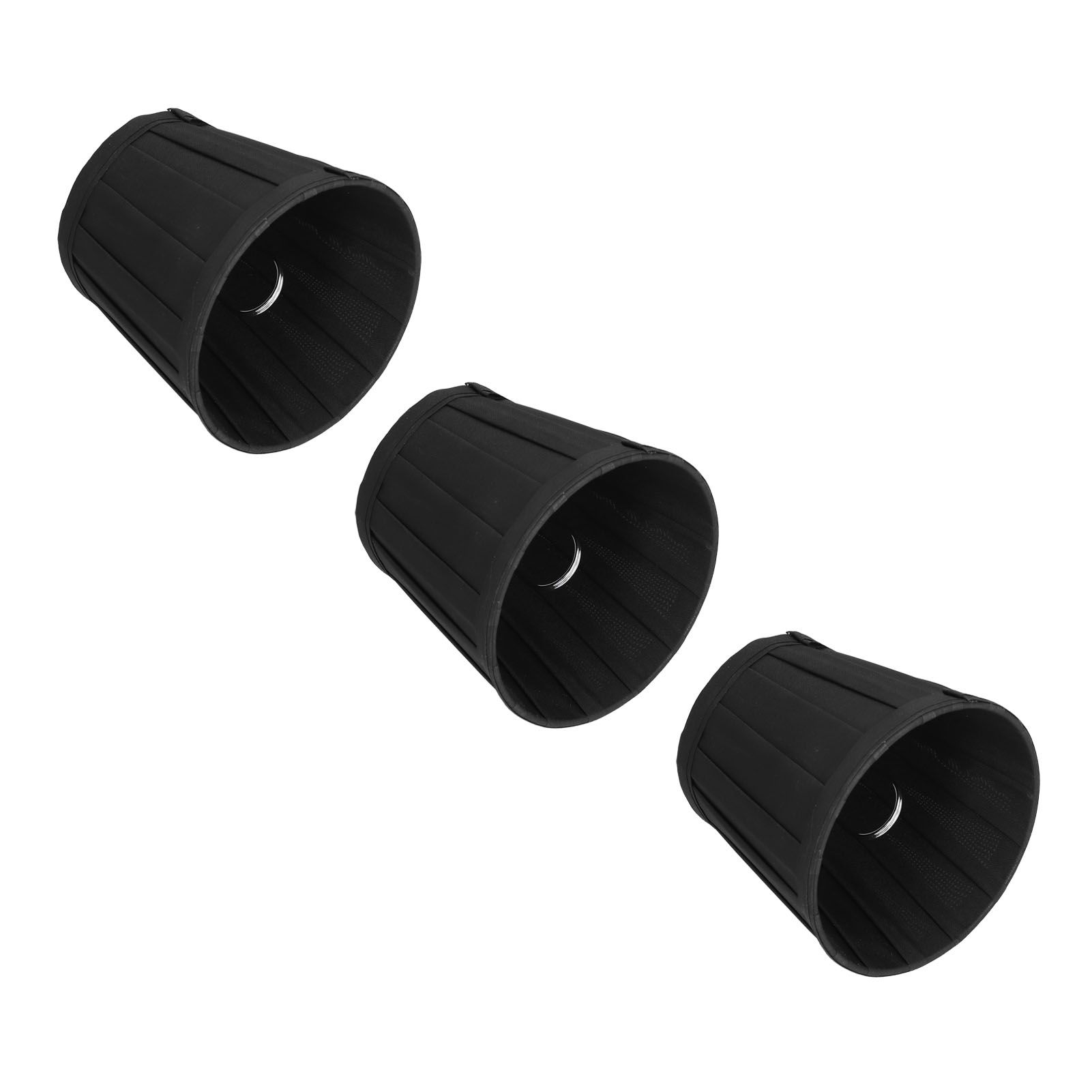 3PCS Cloth Lampshade E14 Clip On Fabric Lamp Cover for Chandelier Wall Lamp Office Home Decor(Black ) - Image 7