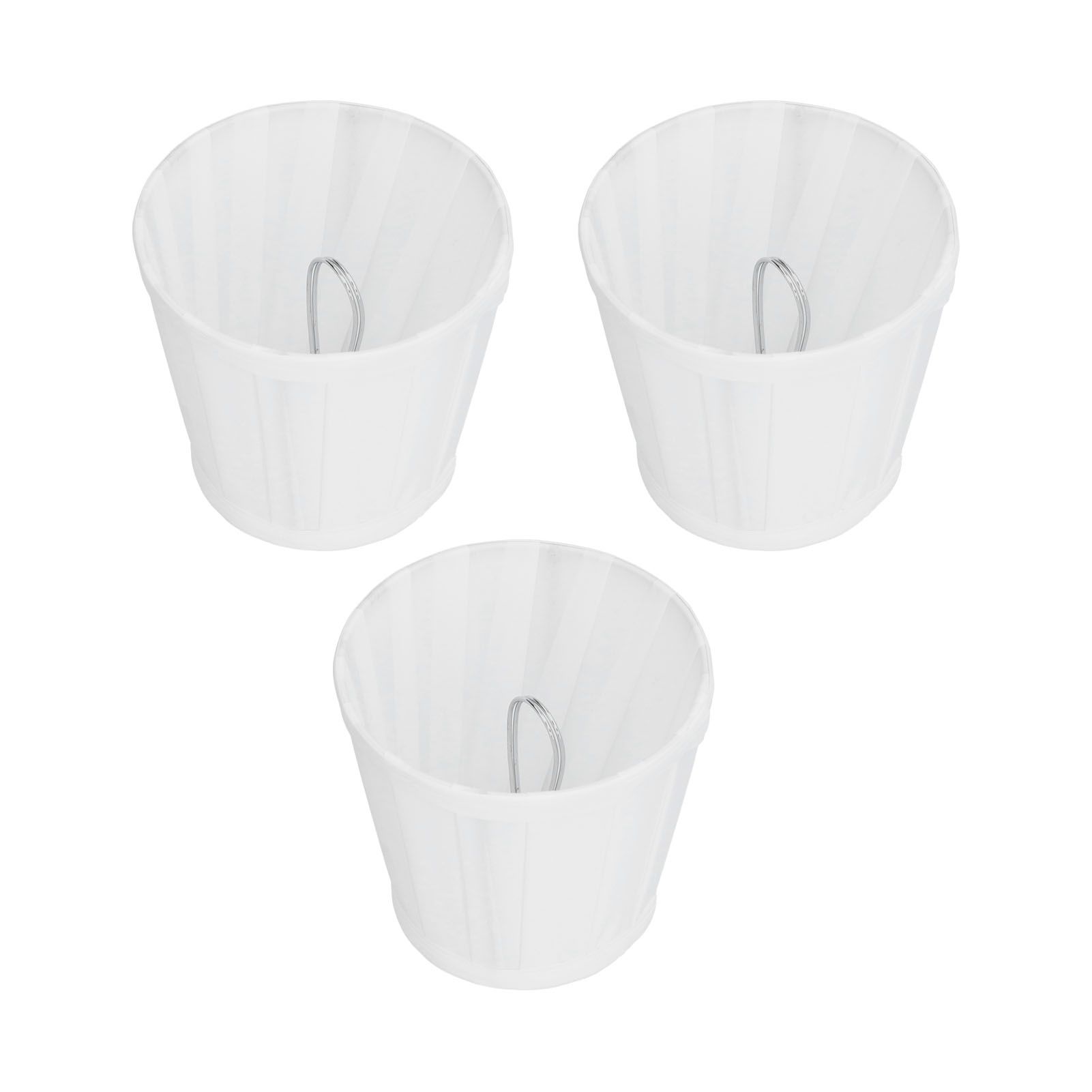 3PCS Cloth Lampshade E14 Clip On Fabric Lamp Cover for Chandelier Wall Lamp Office Home Decor(White ) - Image 5