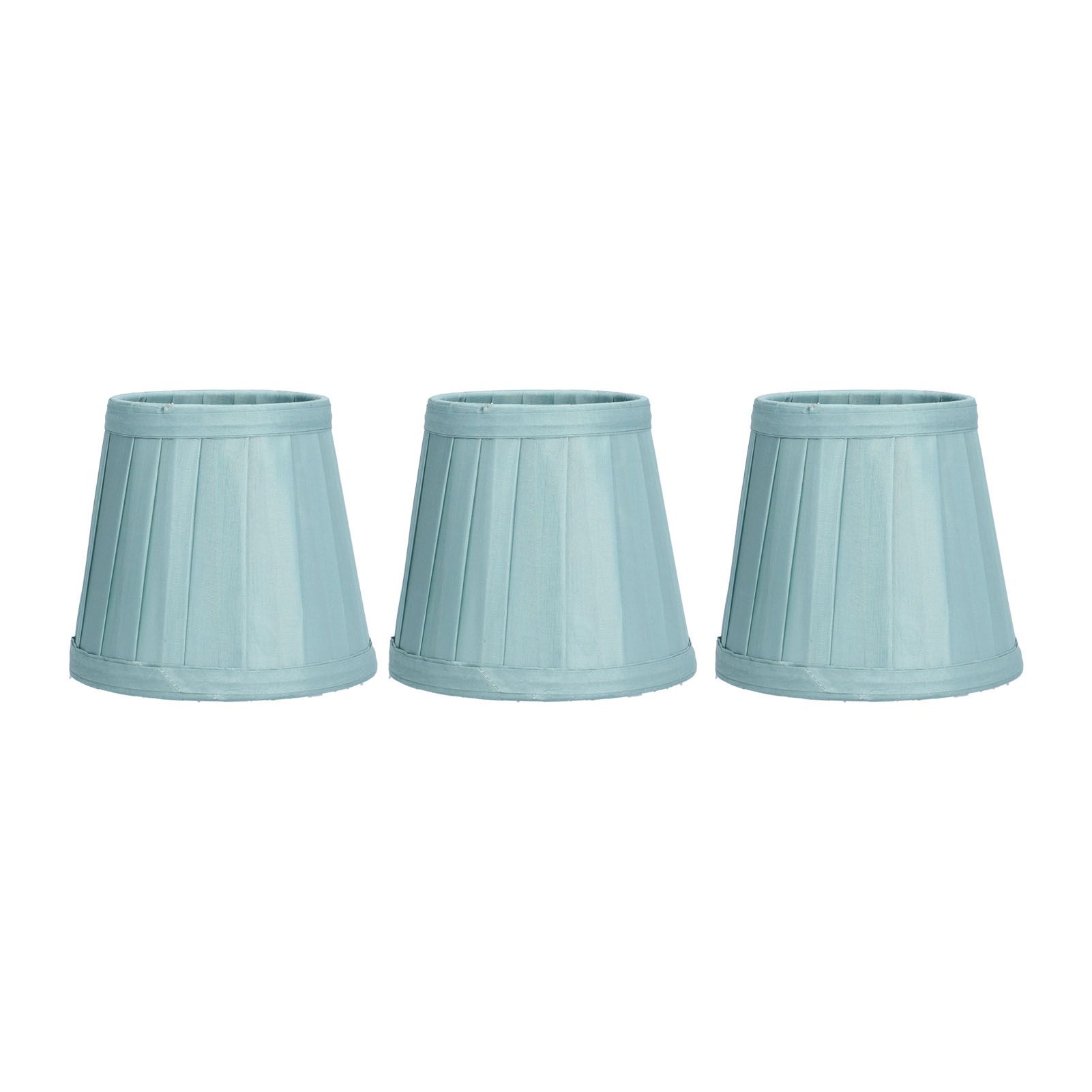 3PCS Cloth Lampshade E14 Clip On Fabric Lamp Cover for Chandelier Wall Lamp Office Home Decor(Dark Green ) - Image 2