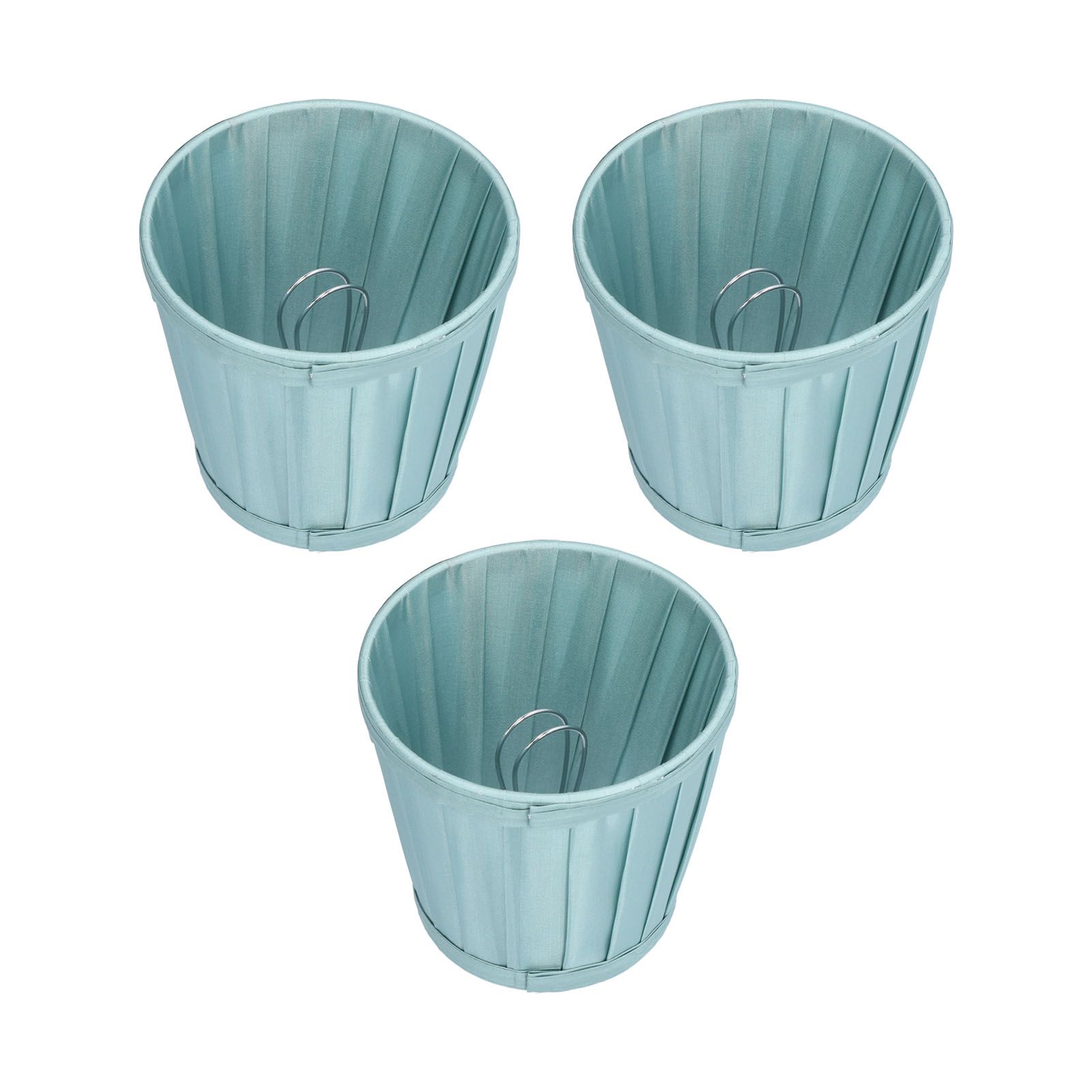 3PCS Cloth Lampshade E14 Clip On Fabric Lamp Cover for Chandelier Wall Lamp Office Home Decor(Dark Green ) - Image 6