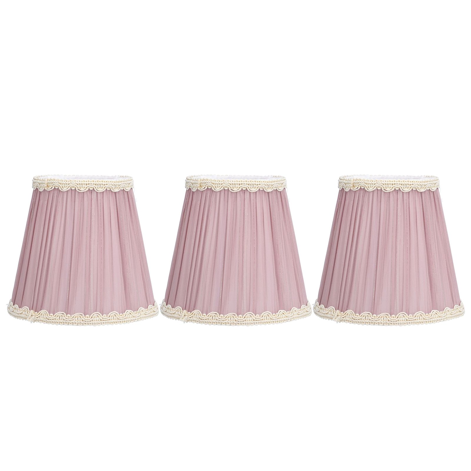 3PCS Cloth Lamp Shade E14 ClipOn Lampshade for Candle Chandelier Wall Lamp Table Light Indoor Decor(Light Purple ) - Image 8