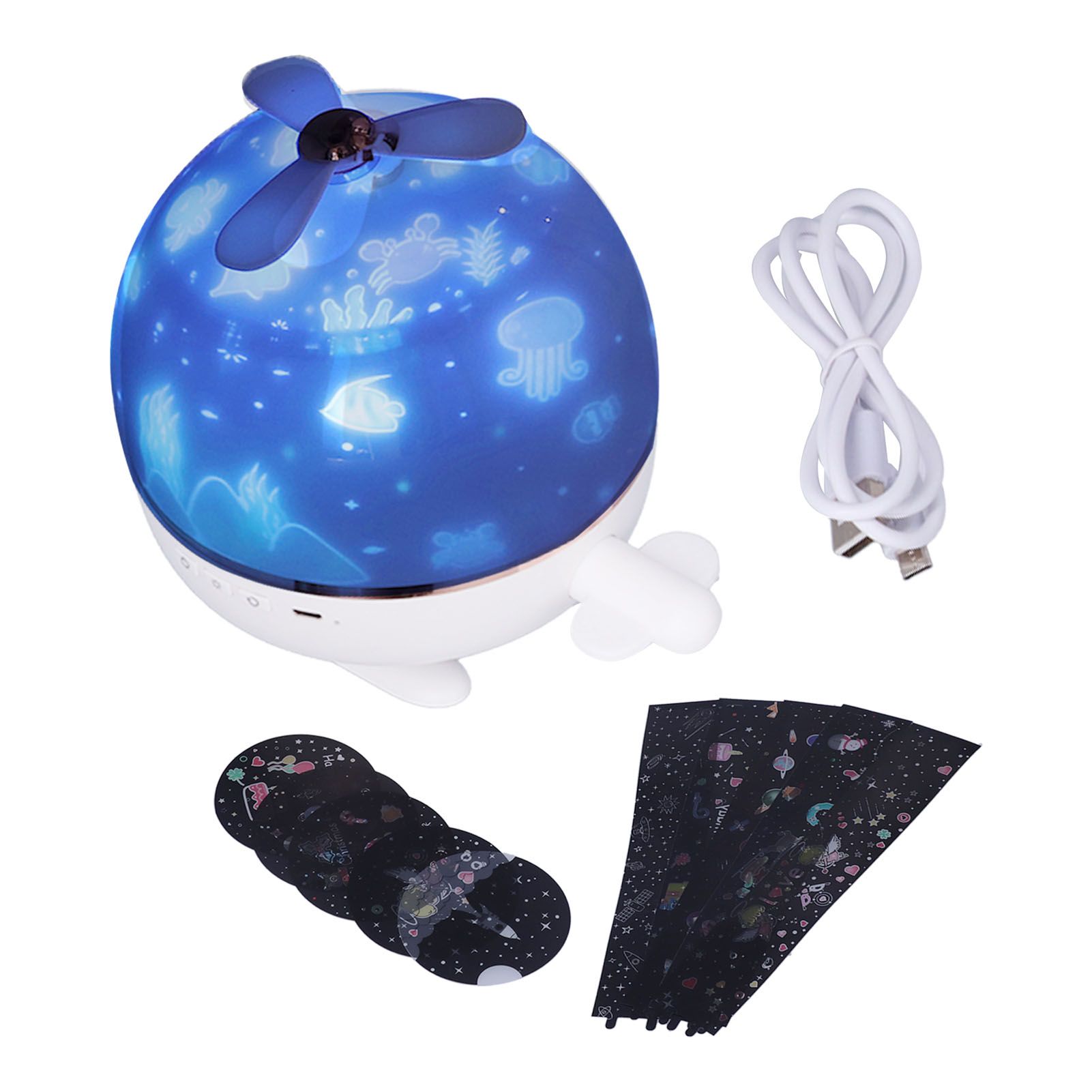 LED Star Sky Projection Lamp USB Powered Infrared Remote Control Night Light for Home Party - Image 1