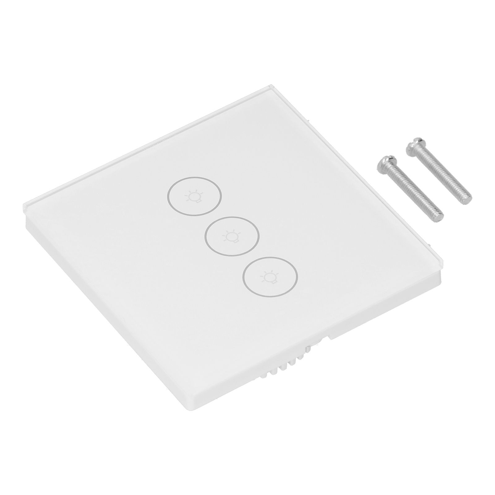WiFi Smart Wall Light Switch Glass Panel Touch Remote Voice Control Light Switch - Image 1