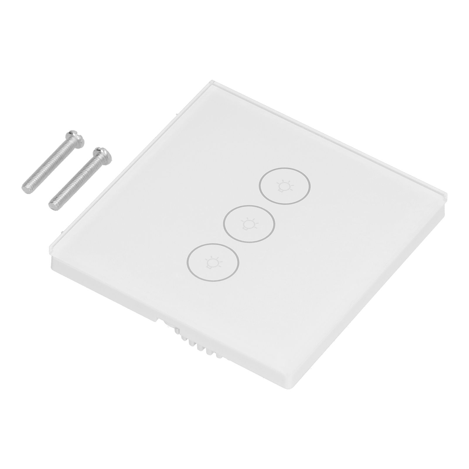 WiFi Smart Wall Light Switch Glass Panel Touch Remote Voice Control Light Switch - Image 2