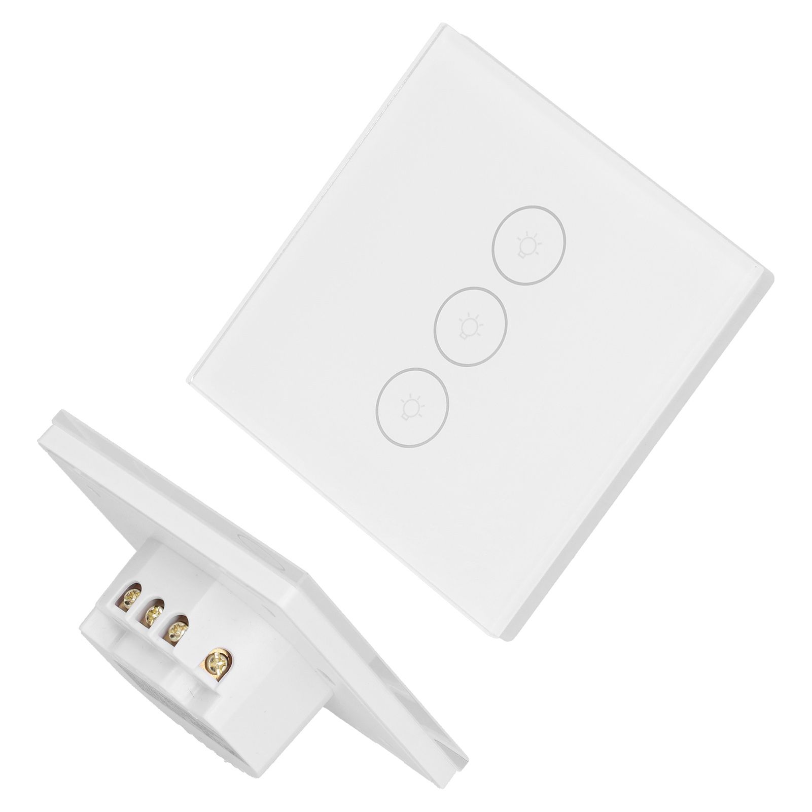 WiFi Smart Wall Light Switch Glass Panel Touch Remote Voice Control Light Switch - Image 5