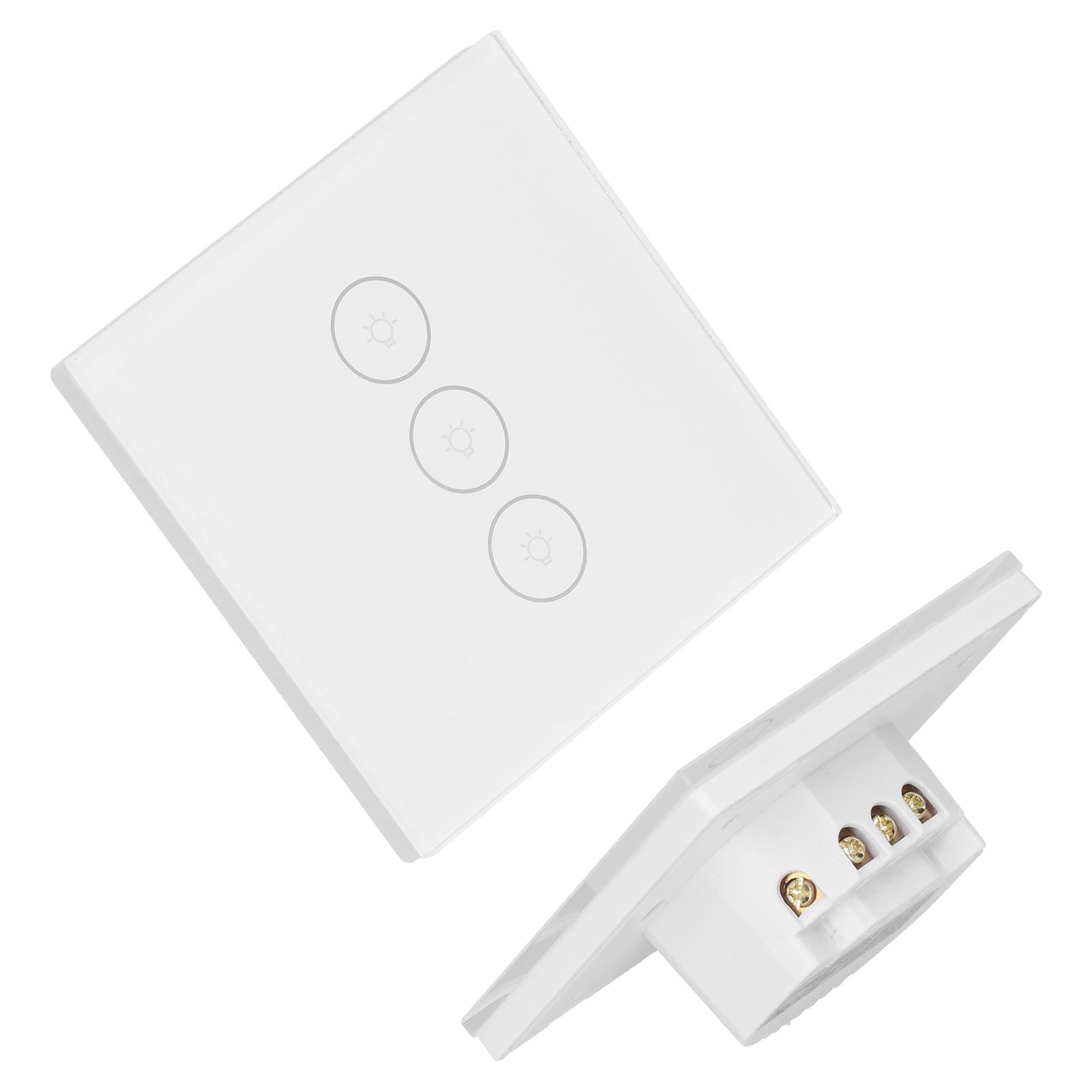 WiFi Smart Wall Light Switch Glass Panel Touch Remote Voice Control Light Switch - Image 6