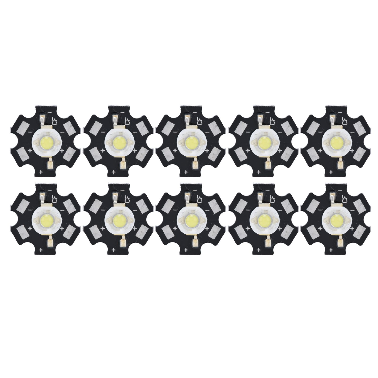 10Pcs Ultra Bright LED Chip 3V DIY Light Beads for Ceiling Light Downlight Flashlight Table LampWhite Light 6500K 1W - Image 1