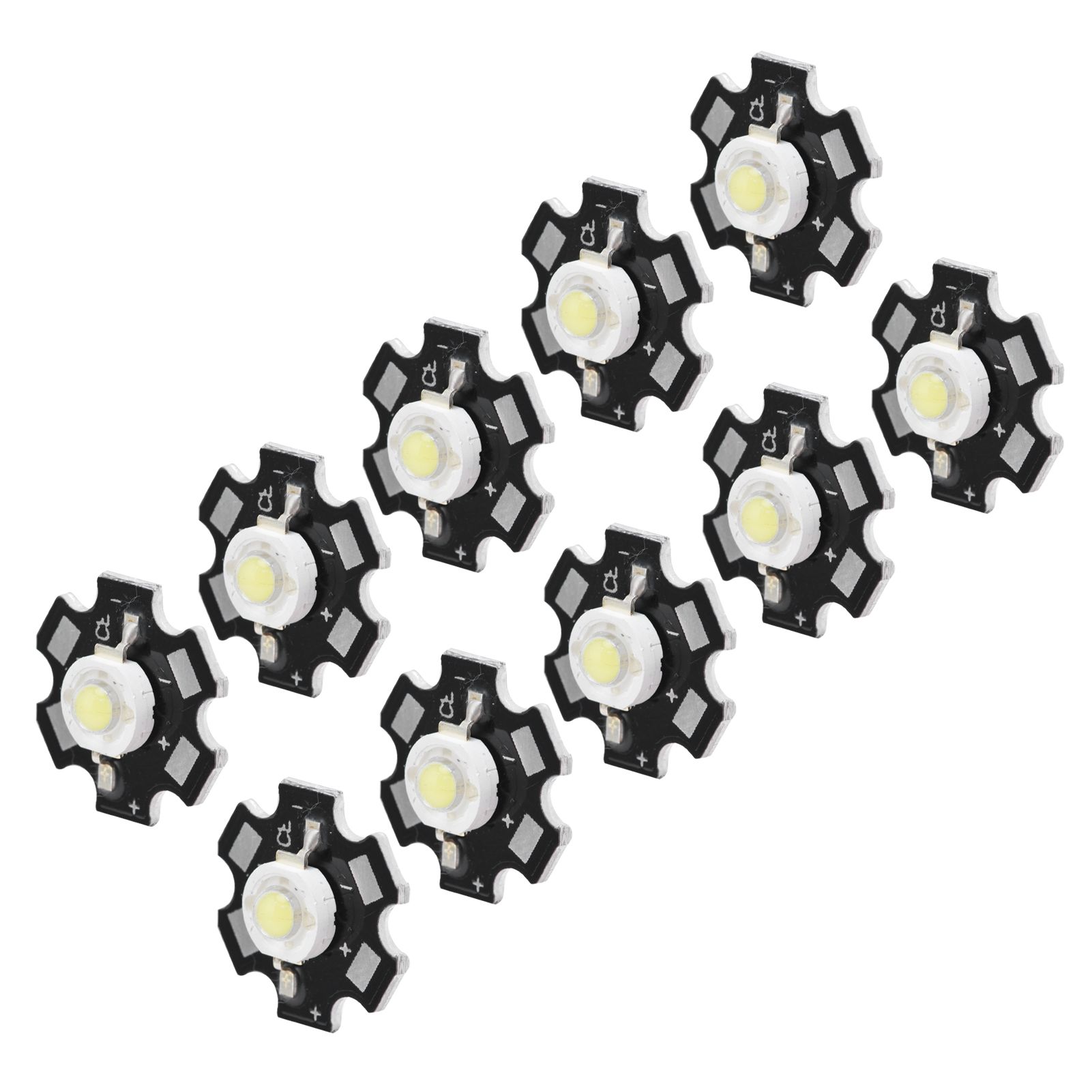 10Pcs Ultra Bright LED Chip 3V DIY Light Beads for Ceiling Light Downlight Flashlight Table LampWhite Light 6500K 1W - Image 2