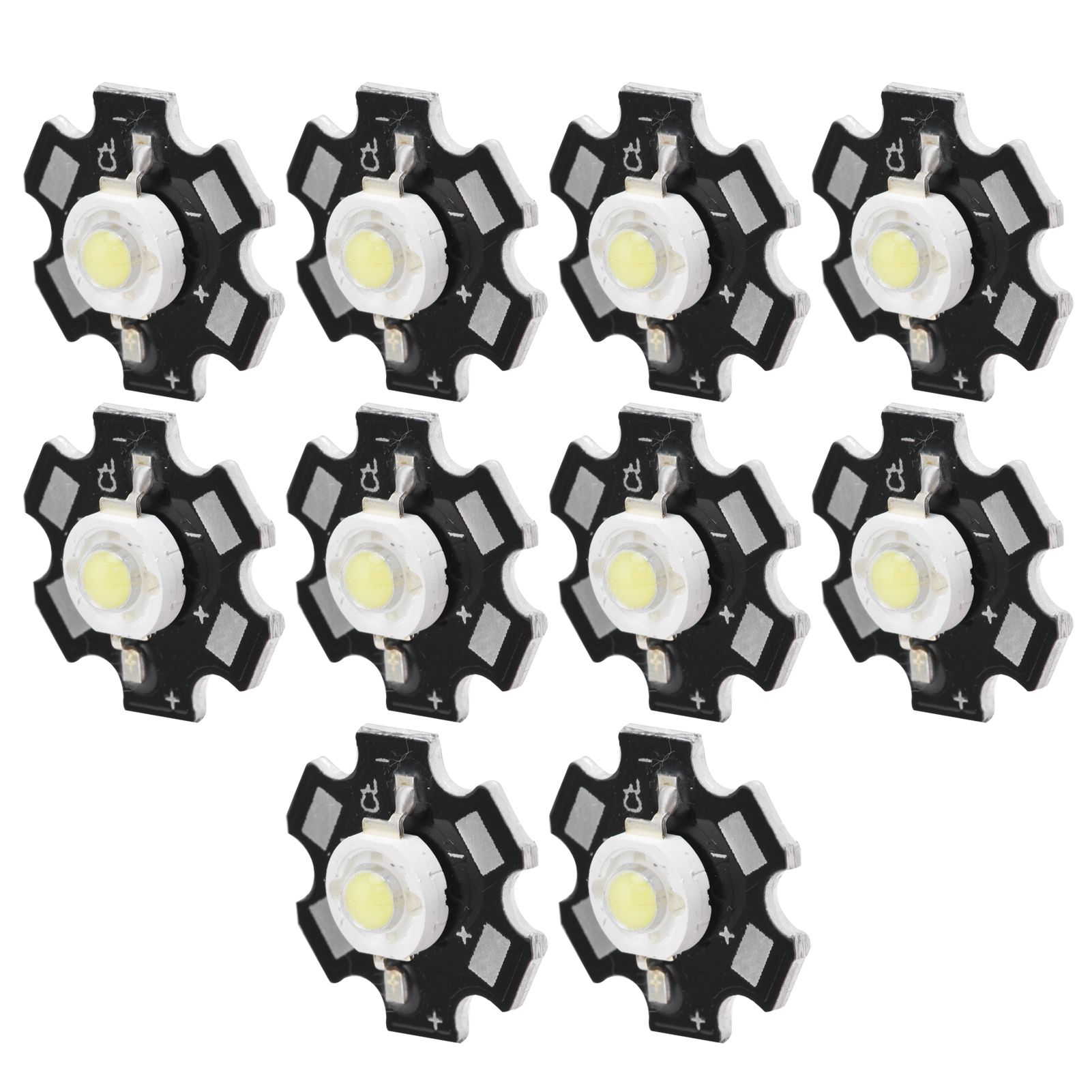 10Pcs Ultra Bright LED Chip 3V DIY Light Beads for Ceiling Light Downlight Flashlight Table LampWhite Light 6500K 1W - Image 3