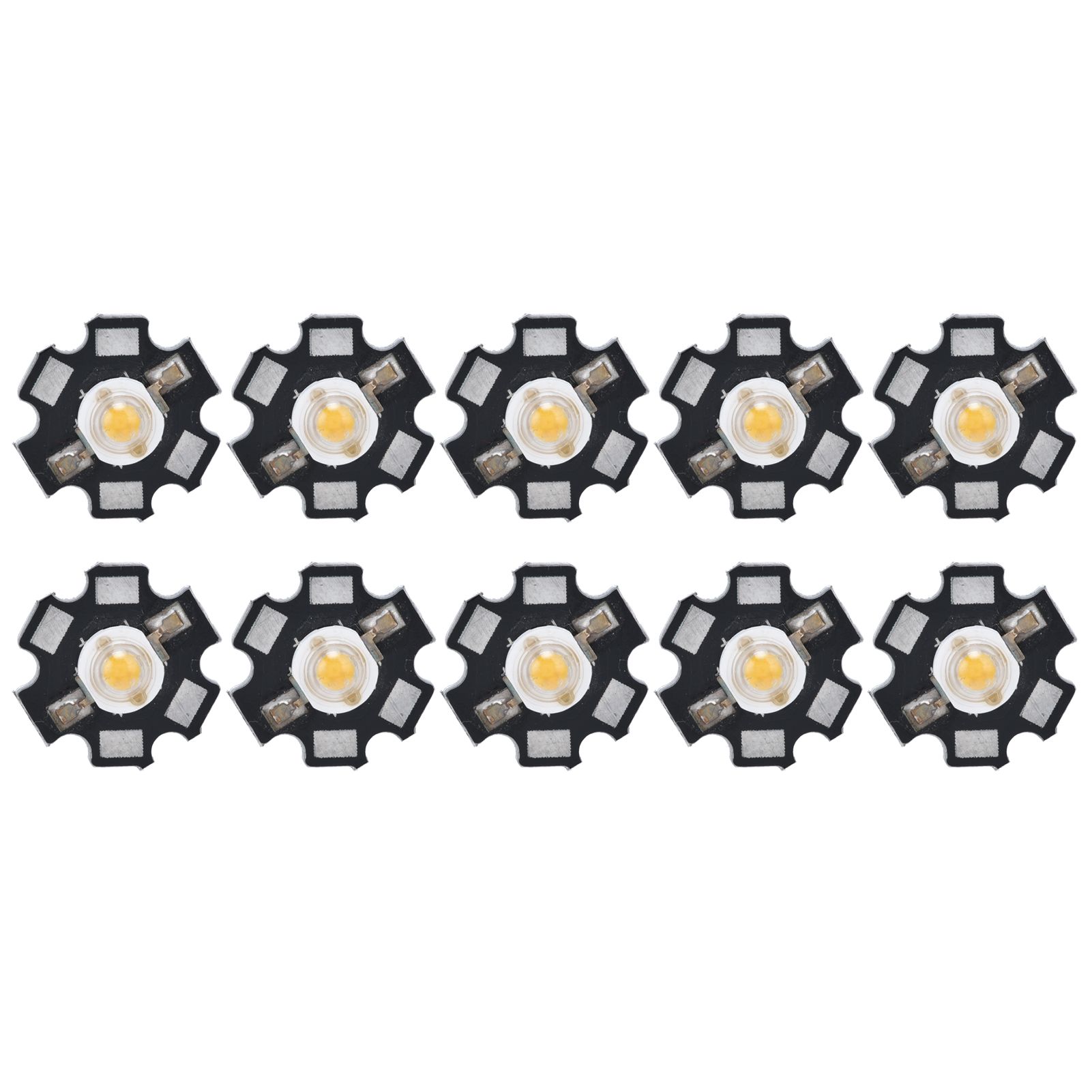 10Pcs Ultra Bright LED Chip 3V DIY Light Beads for Ceiling Light Downlight Flashlight Table LampWarm Light 3000K 3W - Image 1