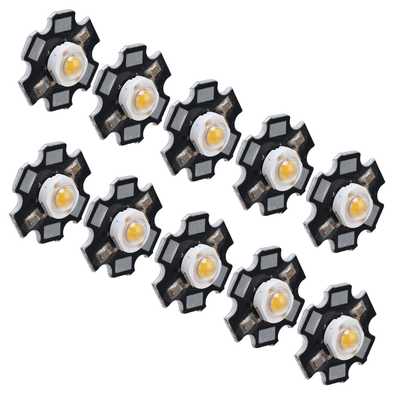 10Pcs Ultra Bright LED Chip 3V DIY Light Beads for Ceiling Light Downlight Flashlight Table LampWarm Light 3000K 3W - Image 2