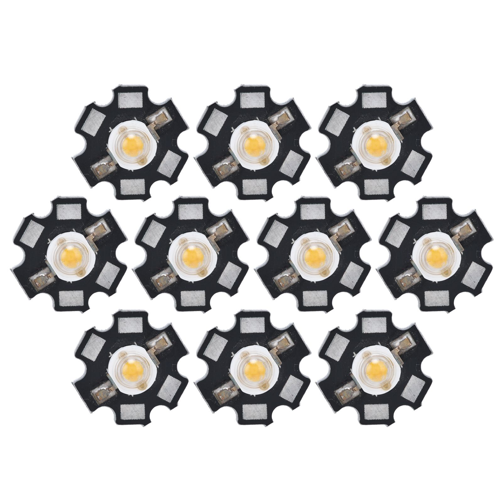 10Pcs Ultra Bright LED Chip 3V DIY Light Beads for Ceiling Light Downlight Flashlight Table LampWarm Light 3000K 3W - Image 6