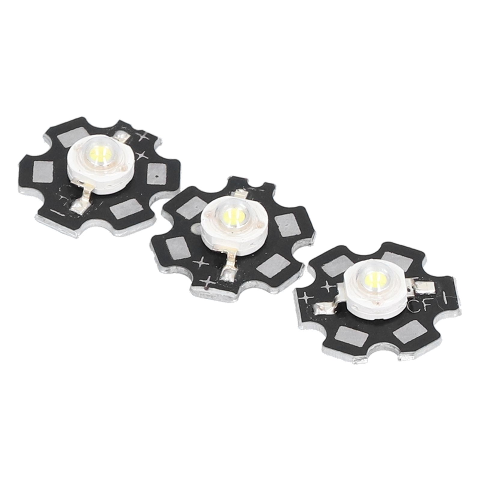 10PCS 1W LED Chip Highlight DIY Light Beads with Aluminum Base 6500k 90lm 20mm White Light - Image 2