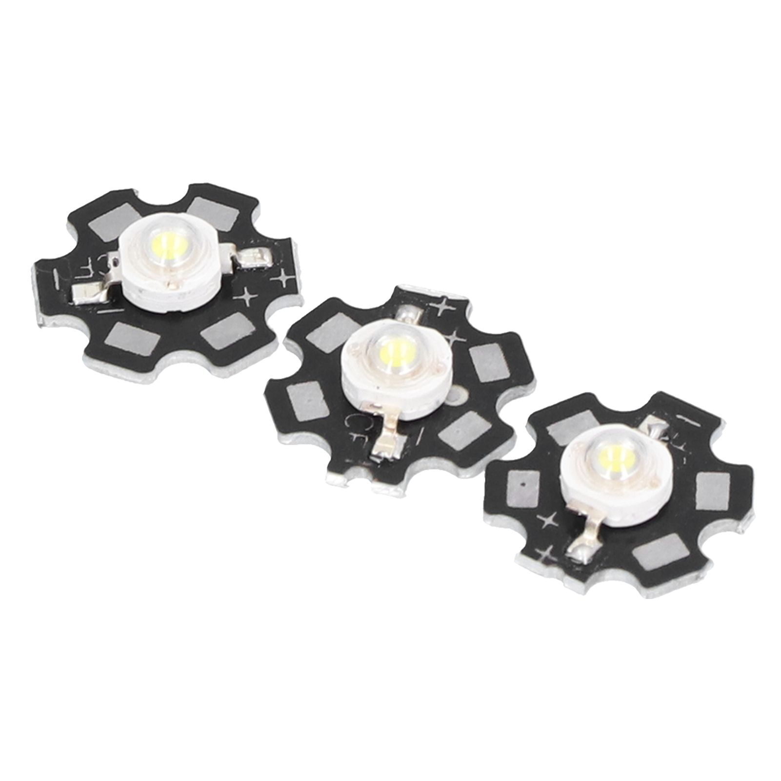 10PCS 1W LED Chip Highlight DIY Light Beads with Aluminum Base 6500k 90lm 20mm White Light - Image 4