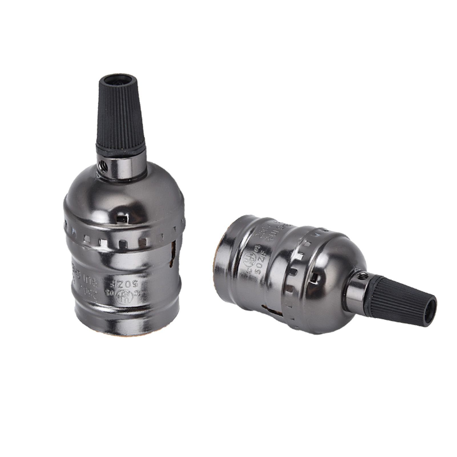 10Pcs Retro Lamp Holder Durable Elegant Aluminum Ceiling Bulb Socket for E26 E27 Bulb - Image 6