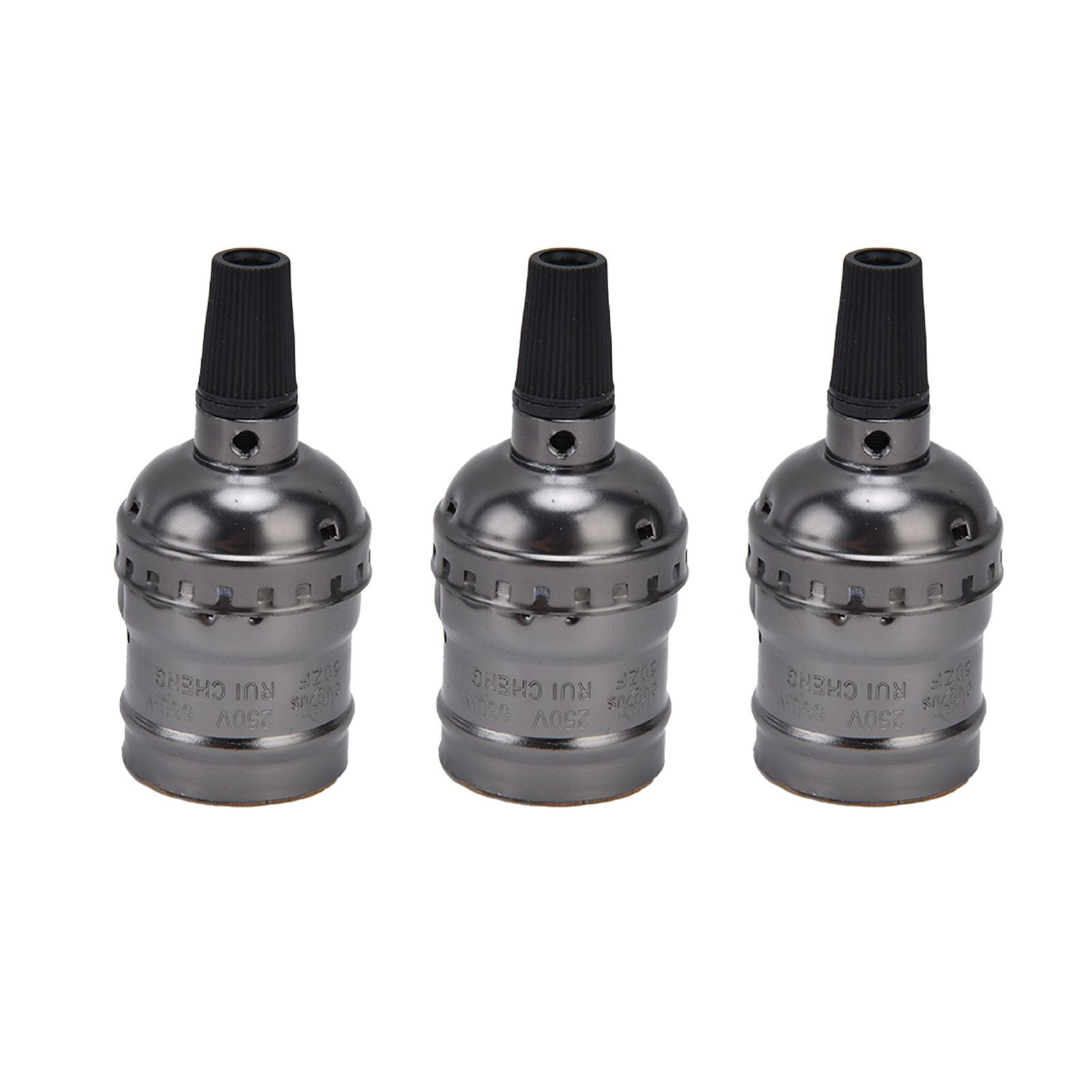 10Pcs Retro Lamp Holder Durable Elegant Aluminum Ceiling Bulb Socket for E26 E27 Bulb - Image 7