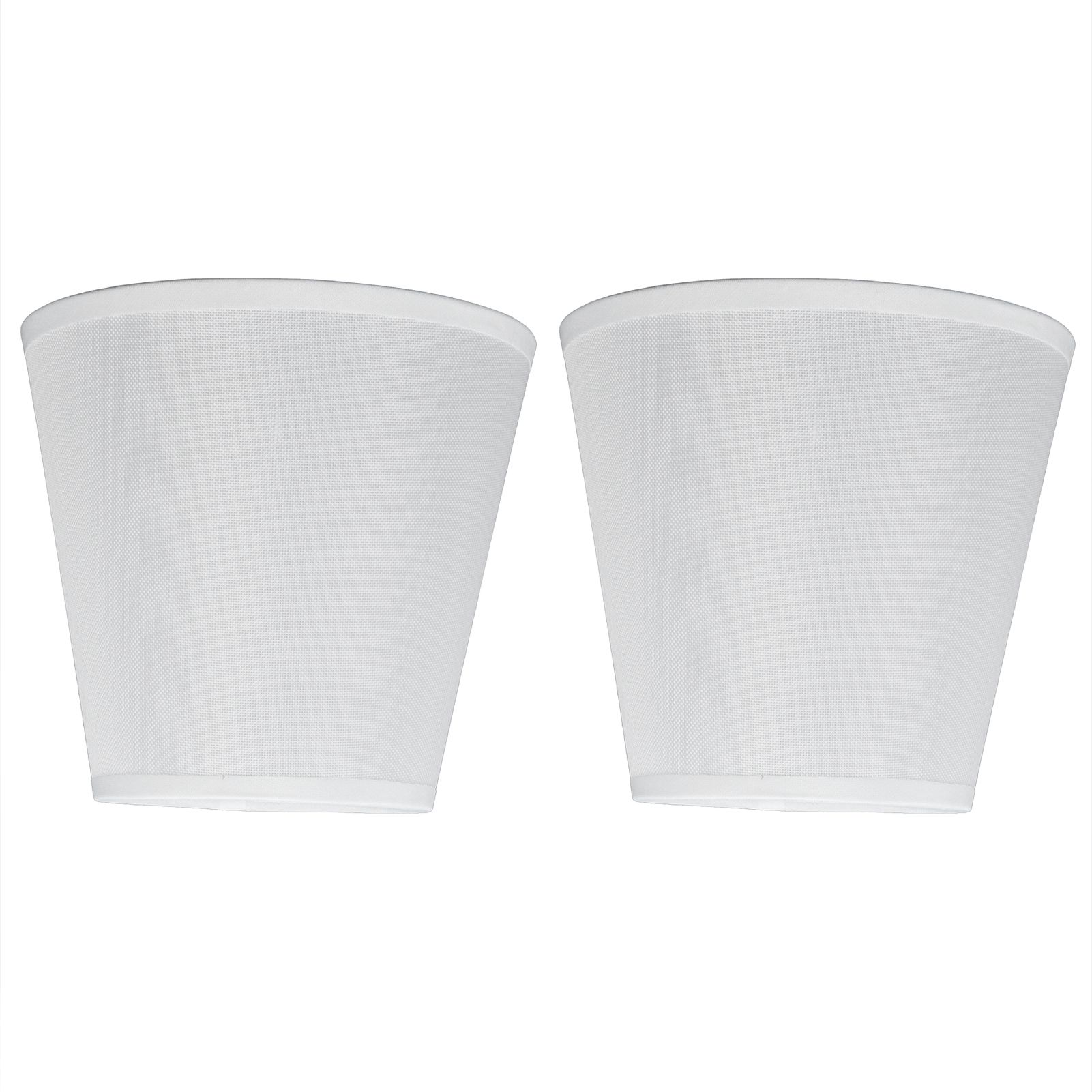 2PCS Fabric Lampshade European Style Clip On Lamp Shade for E14 Screw Chandelier Wall LampPT06 Beige - Image 2
