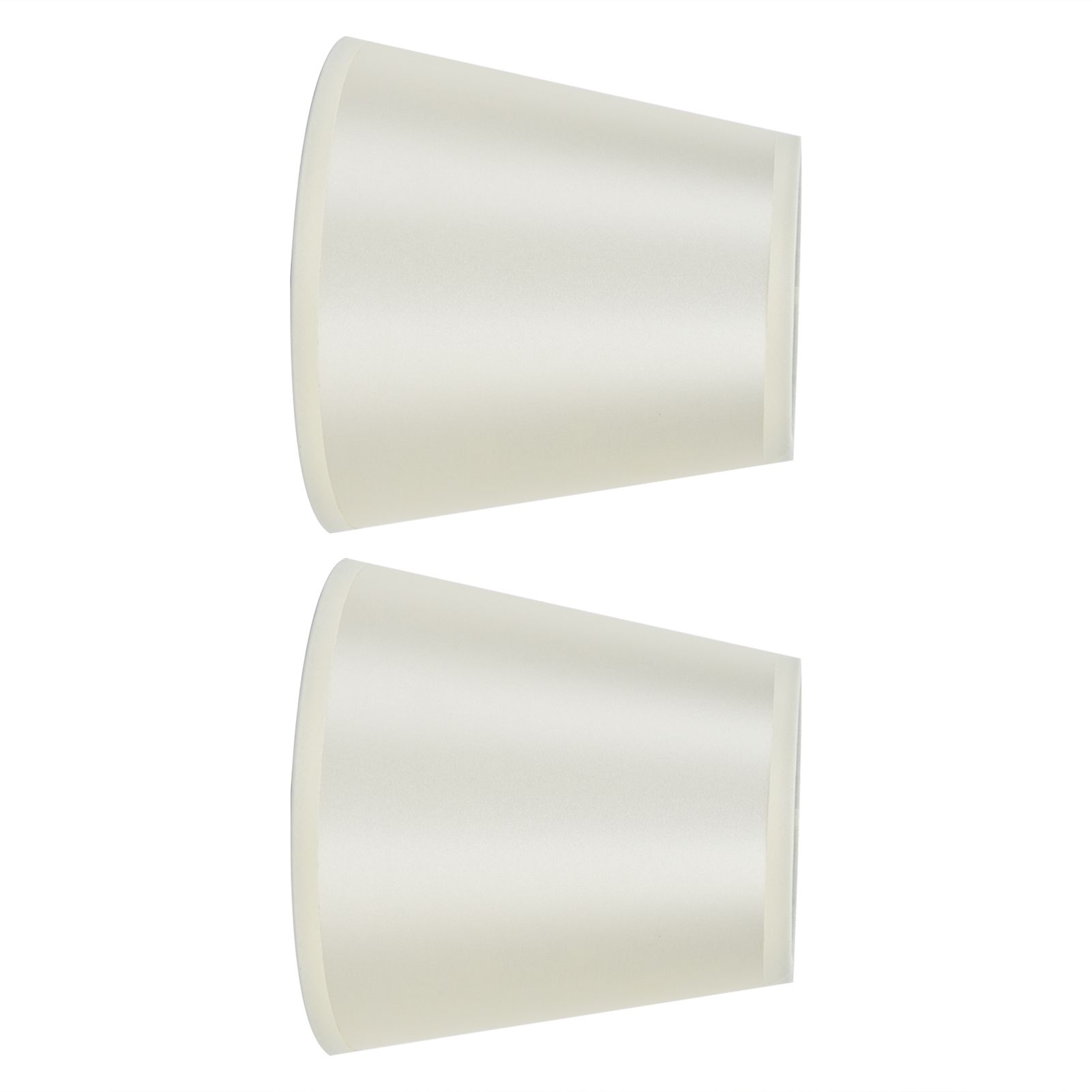 2PCS Modern Fabric Lampshade Clip On Wall Lamp Chandelier Lamp Shade for E14 Screw Table LightPT11 Beige - Image 2