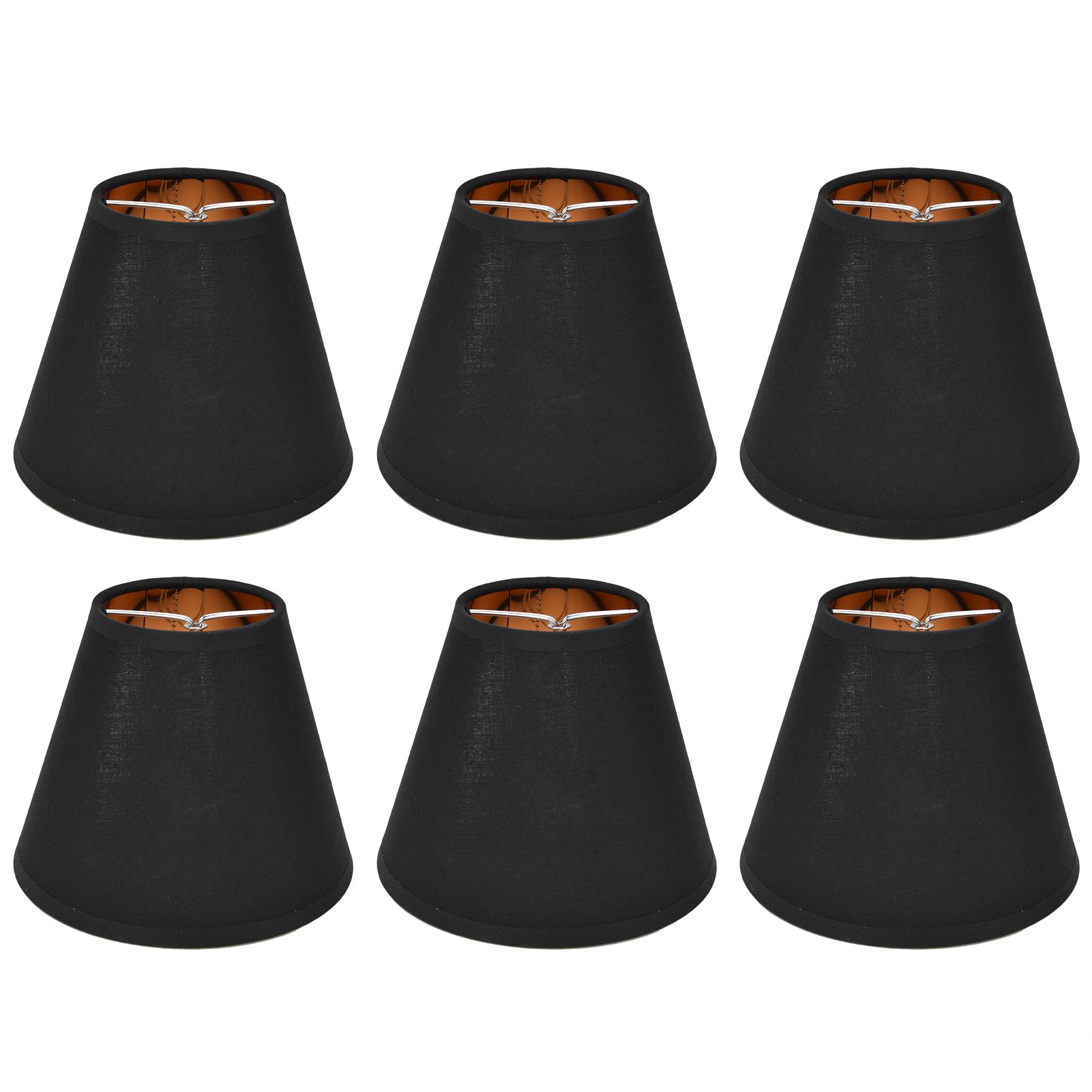 6PCS Fabric Lamp Shade Cloth Clip On Lampshade for E14 Table Chandelier Floor Light Wall Lamp Bedroom Decor - Image 1