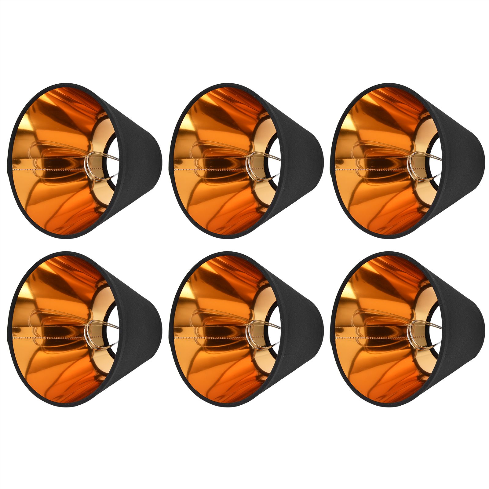 6PCS Fabric Lamp Shade Cloth Clip On Lampshade for E14 Table Chandelier Floor Light Wall Lamp Bedroom Decor - Image 3