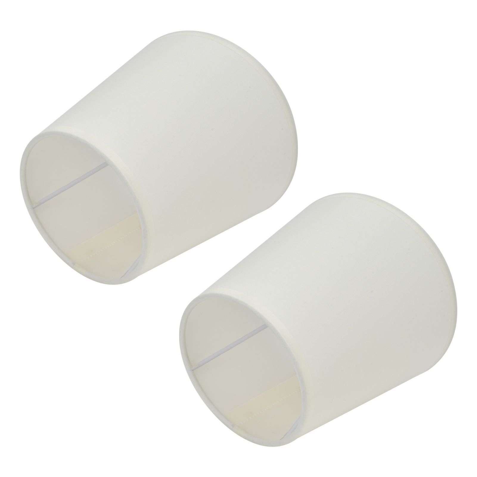 2Pcs Indoor Lamp Shade European Style Fabric Lampshade for E14 Chandelier Table Lamp Floor LampPX17 Beige - Image 8