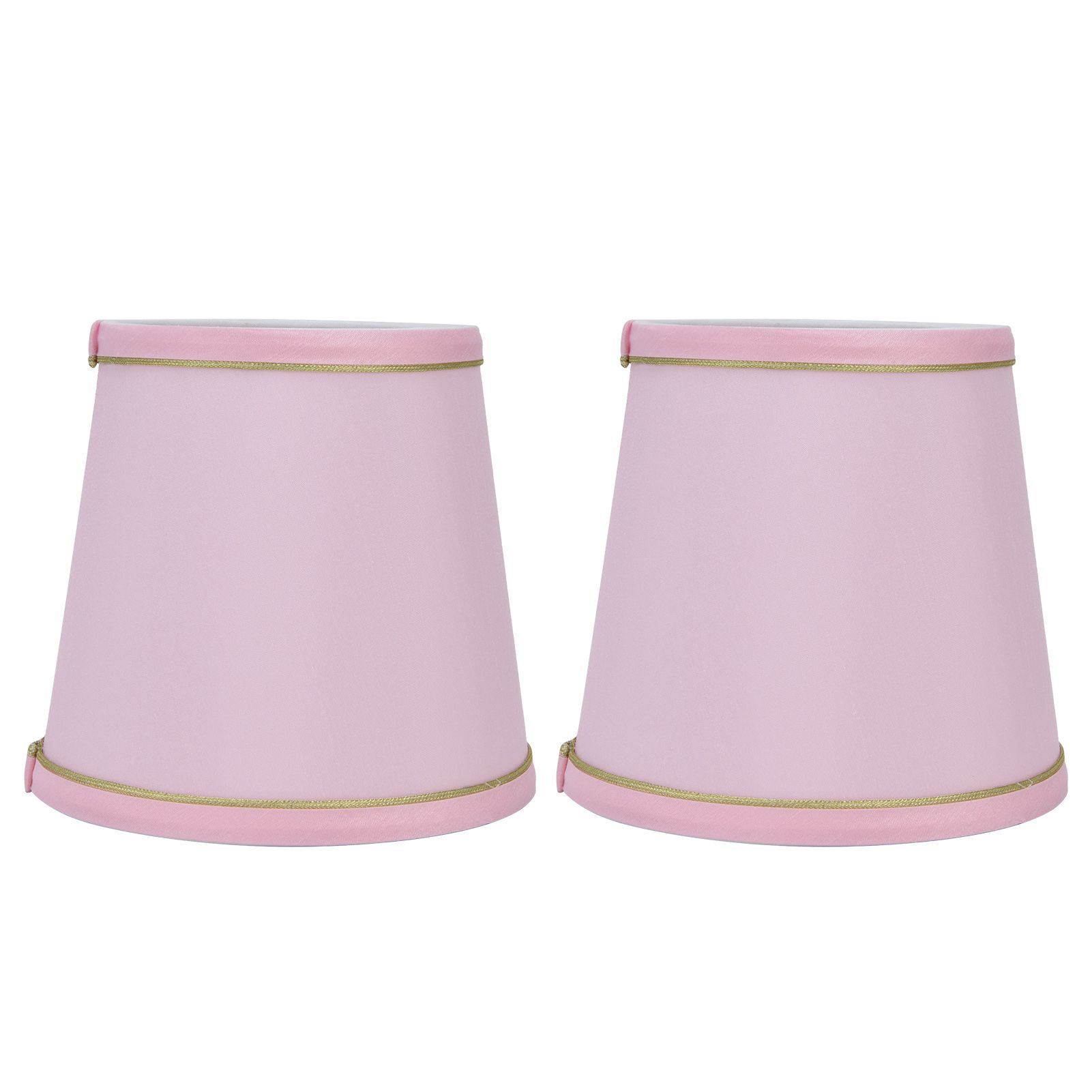 2PCS European Style E14 Lamp Shade Pink Lampshade for Chandelier Table Wall Lamps Home Decoration - Image 1